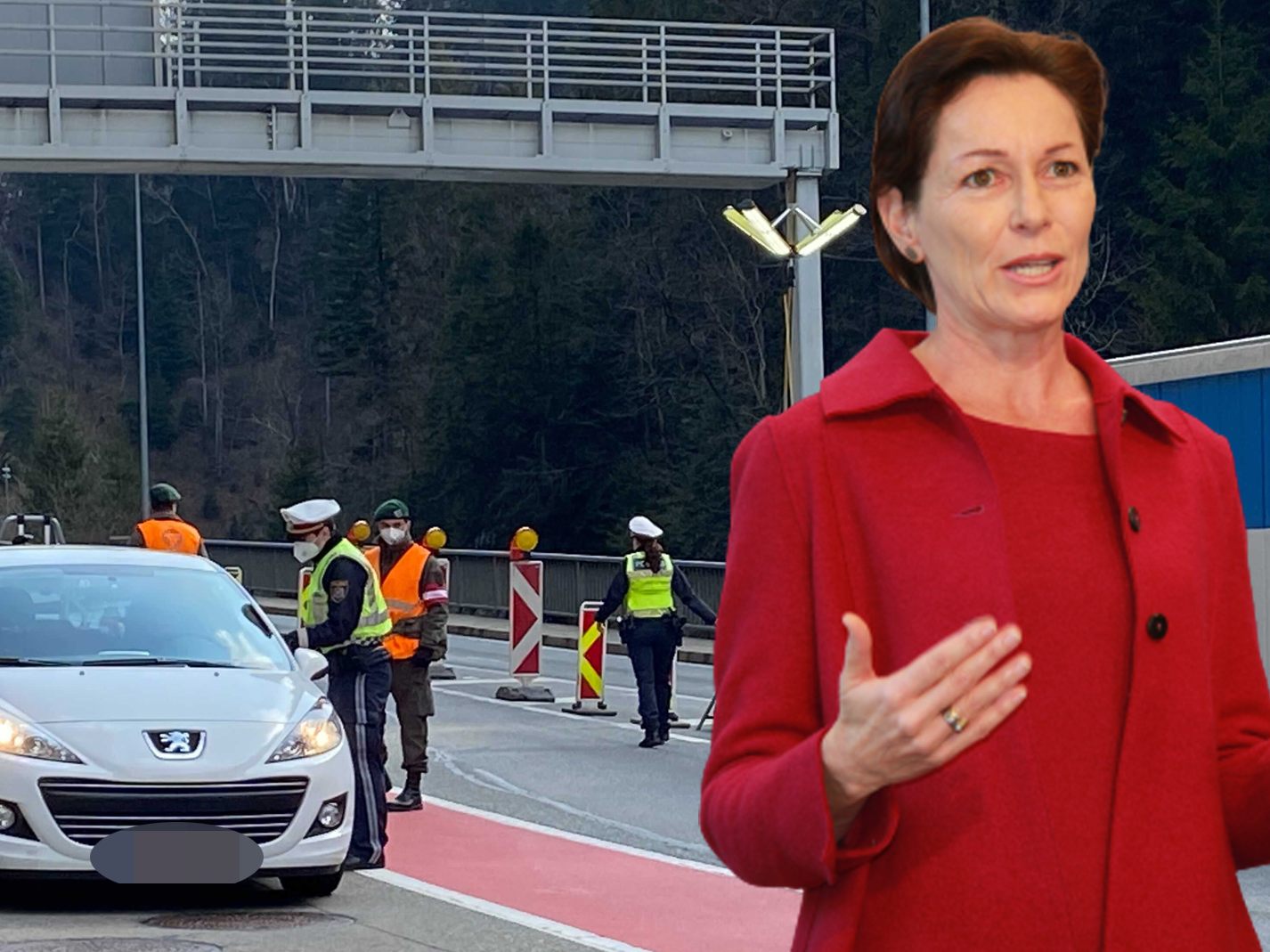 Landesrätin Martina Rüscher (ÖVP) besprach sich mit den Bürgermeistern darüber, wo in den Kommunen ab Dienstag eine Masken- und Testpflicht gelten wird.