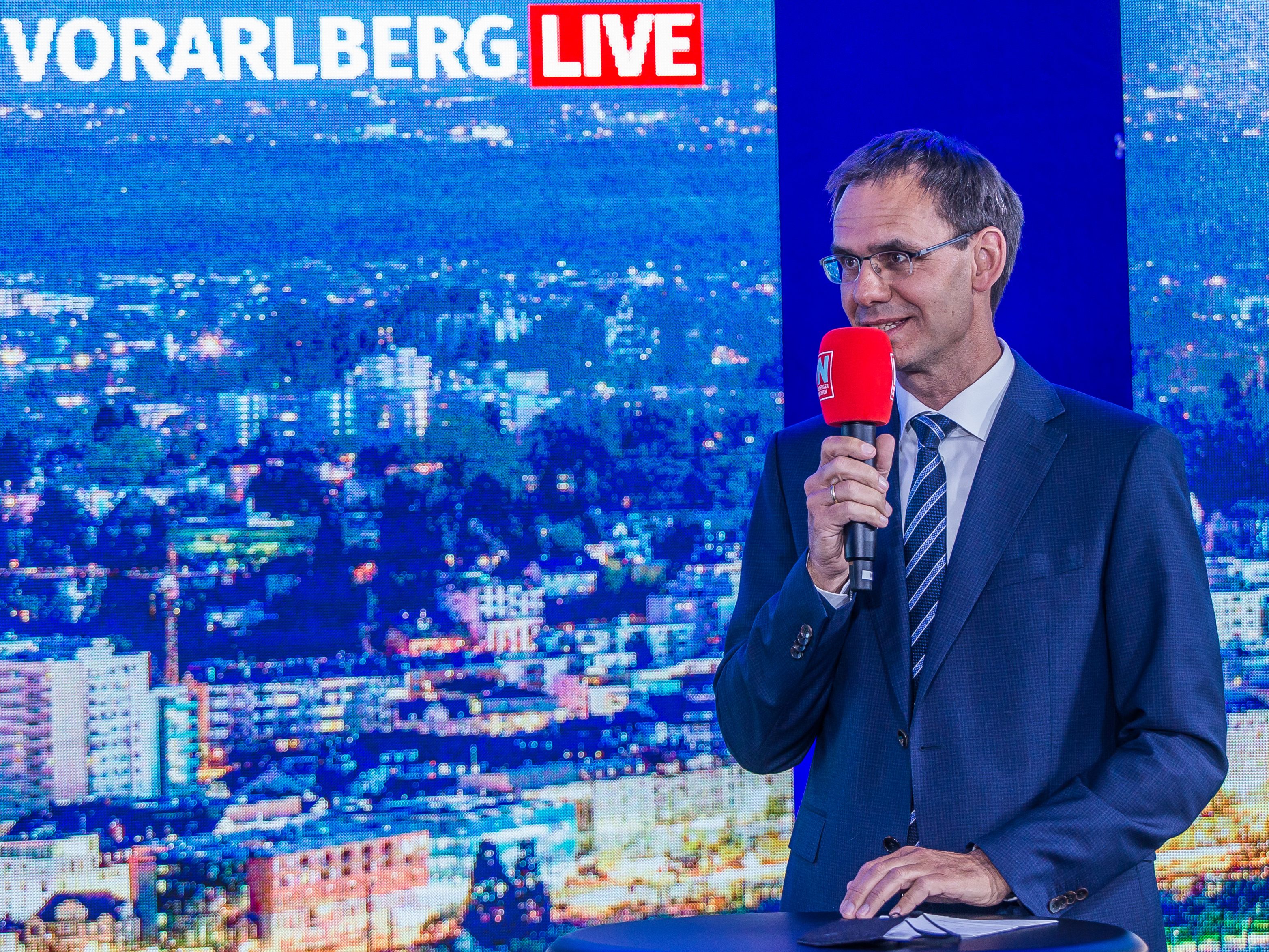 Markus Wallner am Dienstag bei "Vorarlberg LIVE" Markus Wallner am Dienstag bei "Vorarlberg LIVE"