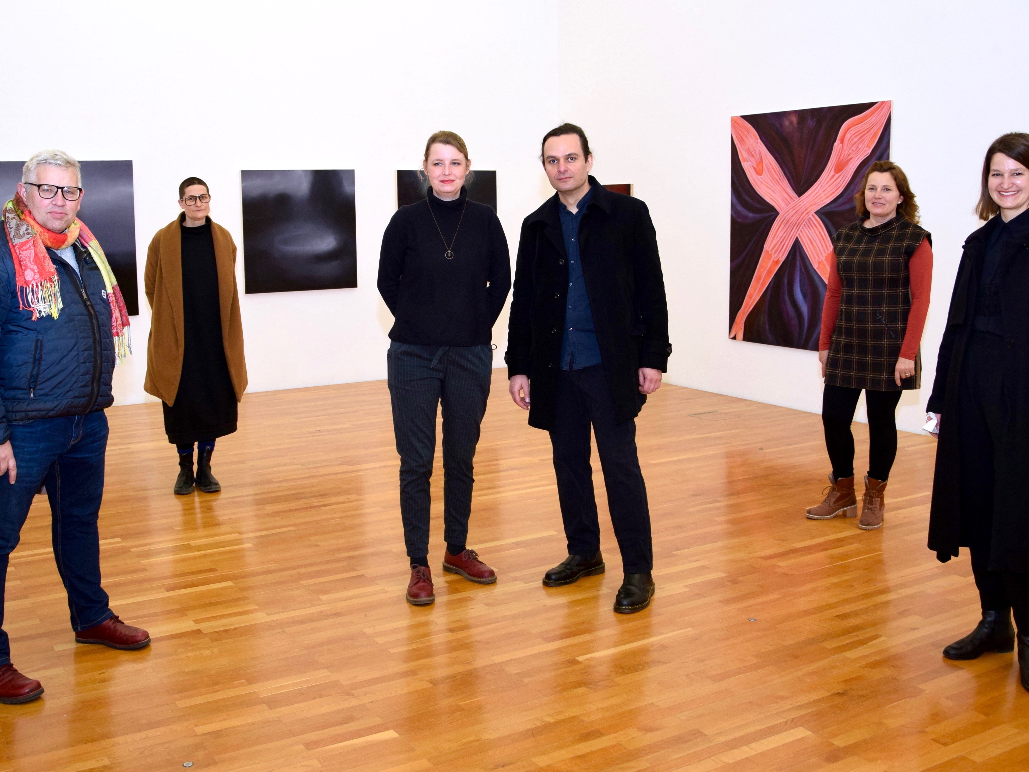 Erwin Buttazoni, Christine Lederer, Carla Lohmann mit Ioannis Malegiannakis, Andrea Bickel und Sarah Bechter in der Bludenzer Galerie allerArt Erwin Buttazoni, Christine Lederer, Carla Lohmann mit Ioannis Malegiannakis, Andrea Bickel und Sarah Bechter in der Bludenzer Galerie allerArt