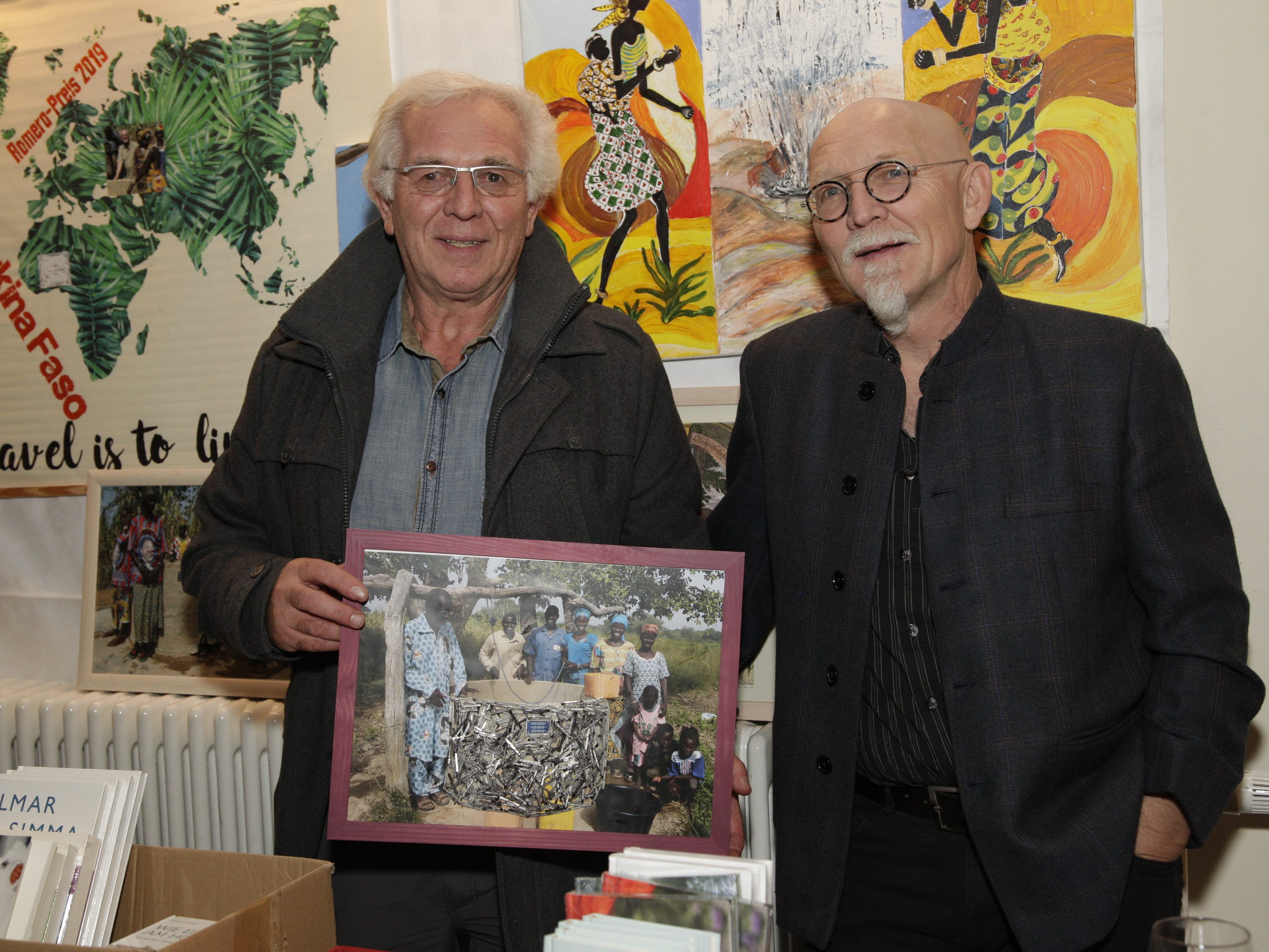 Heribert Gut und Bruder Jimmy bei der Verleihung des Romero-Preises. Heribert Gut und Bruder Jimmy bei der Verleihung des Romero-Preises.