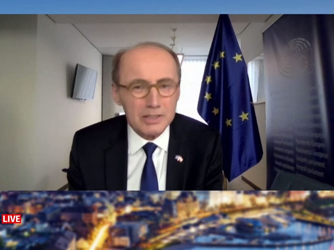 Dr. Othmar Karas vie Zoom zu Gast bei "Vorarlberg LIVE".