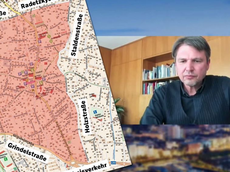 Der Lustenauer Bürgermeister Kurt Fischer hat bei "Vorarlberg LIVE" die Zone für Masken- und Testpflicht bereits angekündigt.