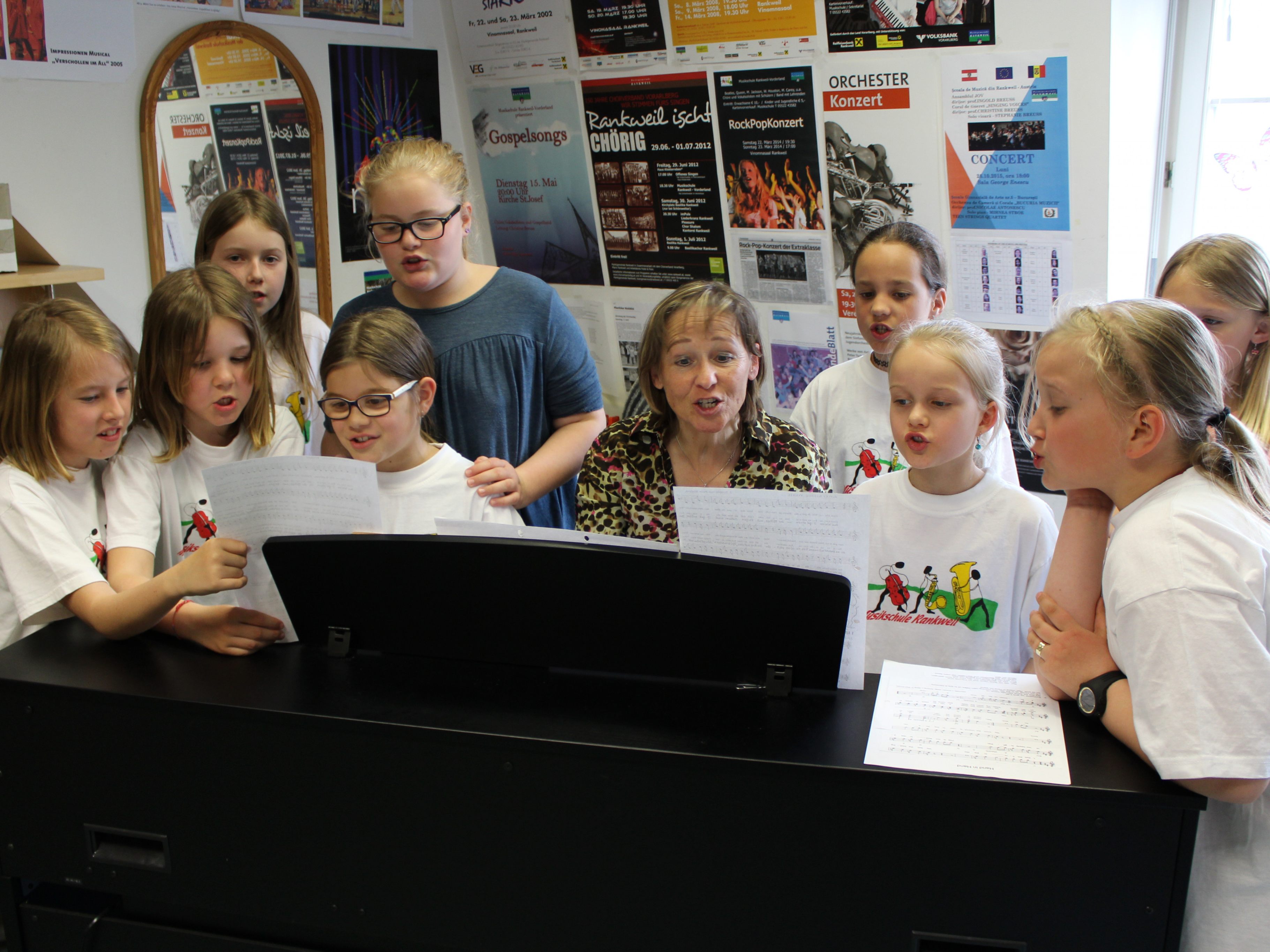 So sah es noch in der Normalität in der Musikschule Rankweil/Vorderland aus