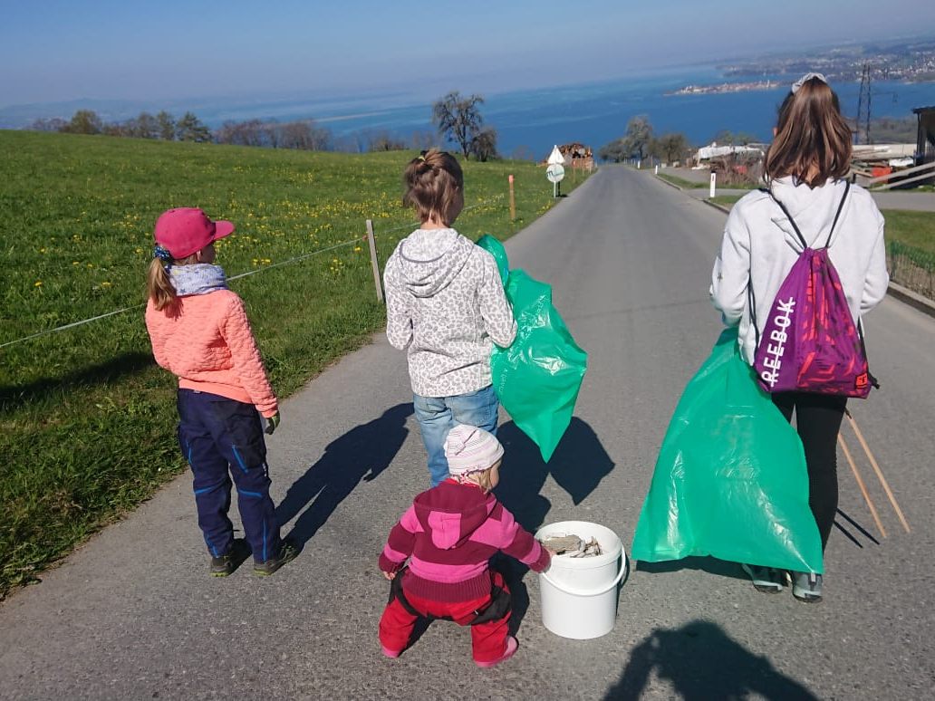 Die Kinder und Jugendlichen hatten Spaß bei der Arbeit