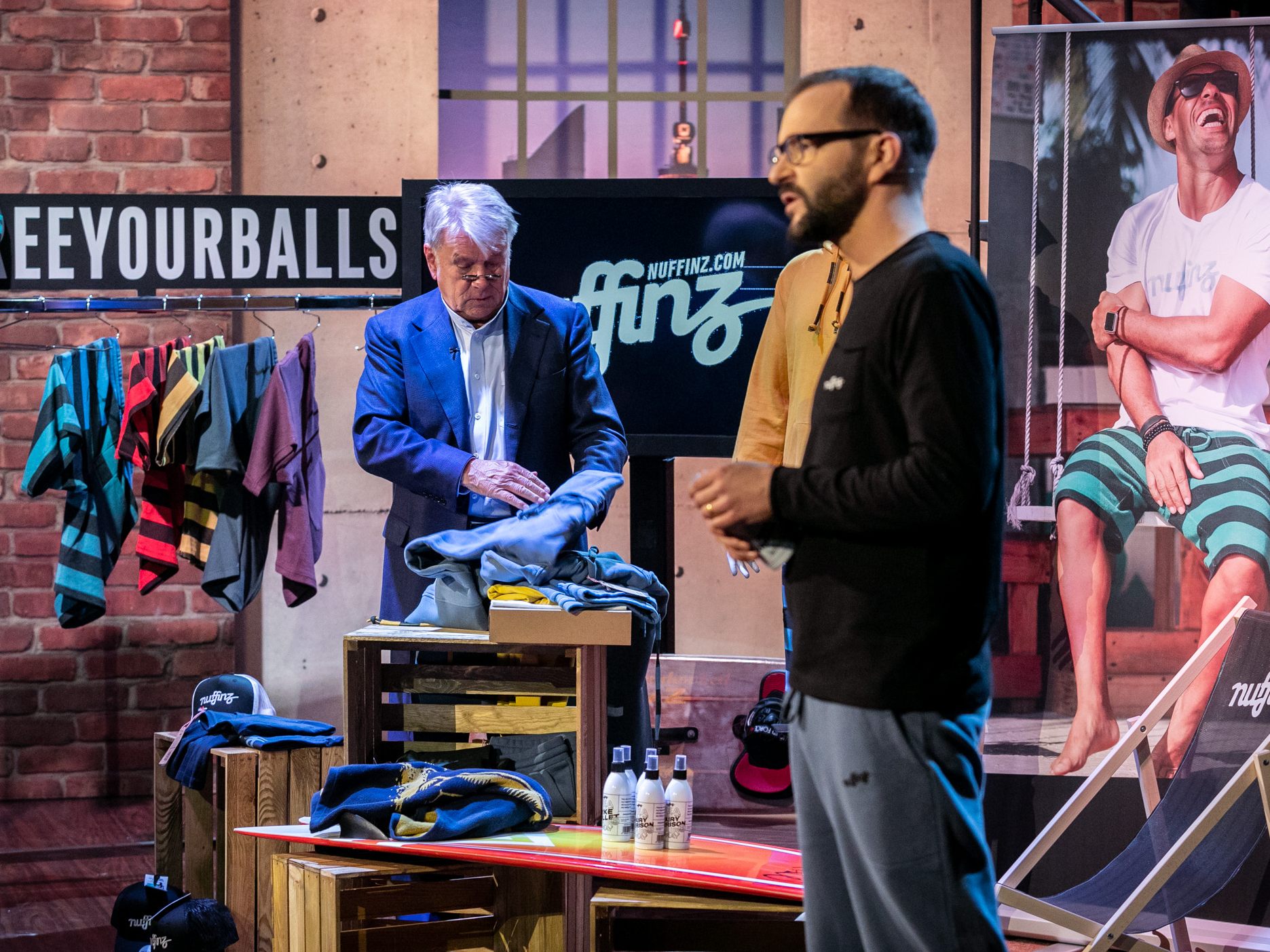 Nuffinz will mit seinen Produkten die Jury überzeugen Nuffinz will mit seinen Produkten die Jury überzeugen