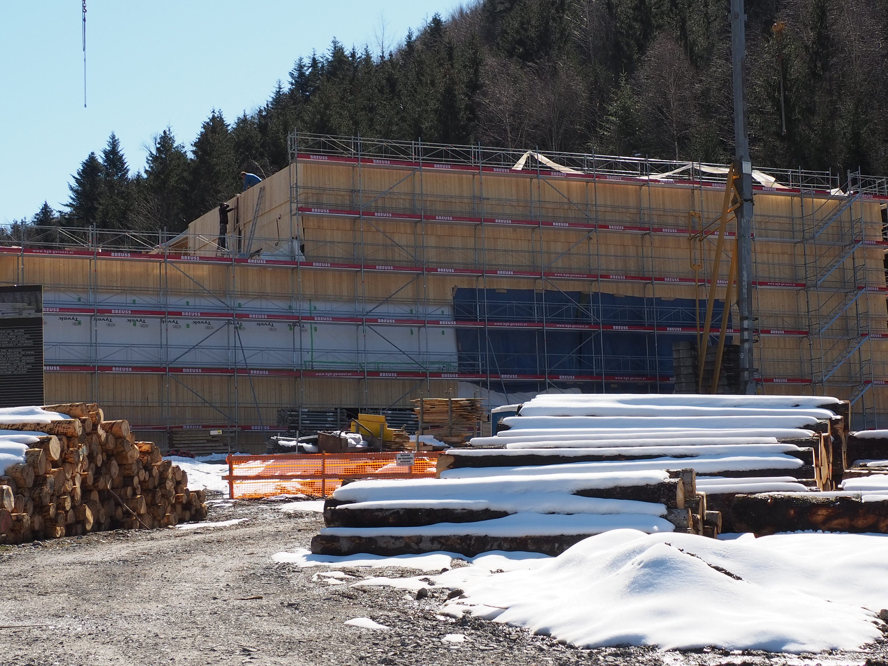 Der Schnifner Käsekeller steht vor der Fertigstellung Der Schnifner Käsekeller steht vor der Fertigstellung