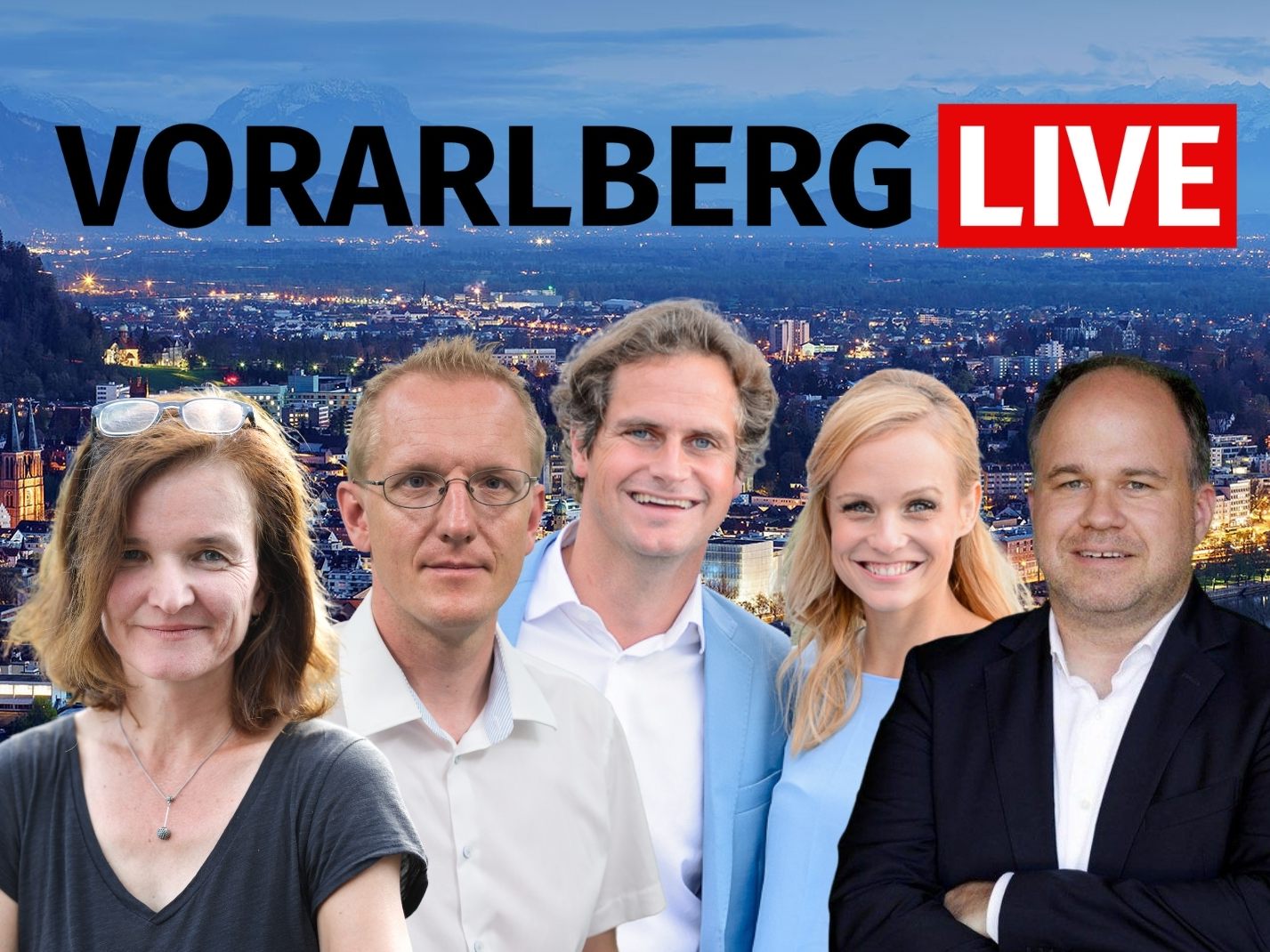 Brigitta Soraperra, Johannes Huber, Tommy Schmidle und Mirjam Weichselbraun in "Vorarlberg LIVE" Brigitta Soraperra, Johannes Huber, Tommy Schmidle und Mirjam Weichselbraun in "Vorarlberg LIVE"