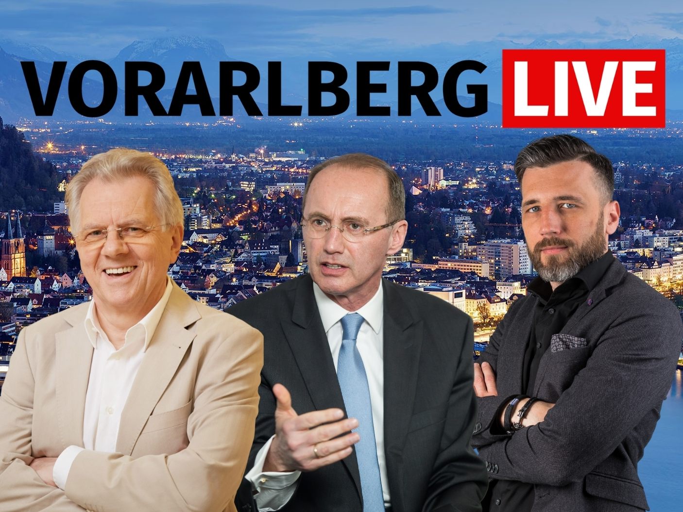 Dr. Reinhold Popp und Dr. Othmar Karas heute im Interview mit Pascal Pletsch