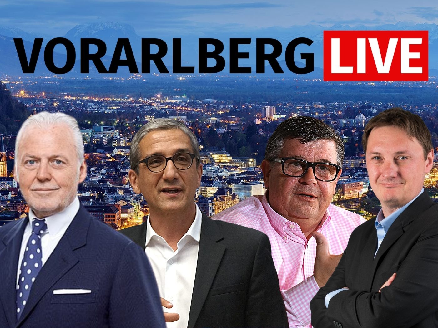 Wolfgang Rosam, Florian Bachmayr-Heyda und Joschi Walch heute im Gespräch mit Marc Springer in "Vorarlberg LIVE". Wolfgang Rosam, Florian Bachmayr-Heyda und Joschi Walch heute im Gespräch mit Marc Springer in "Vorarlberg LIVE".
