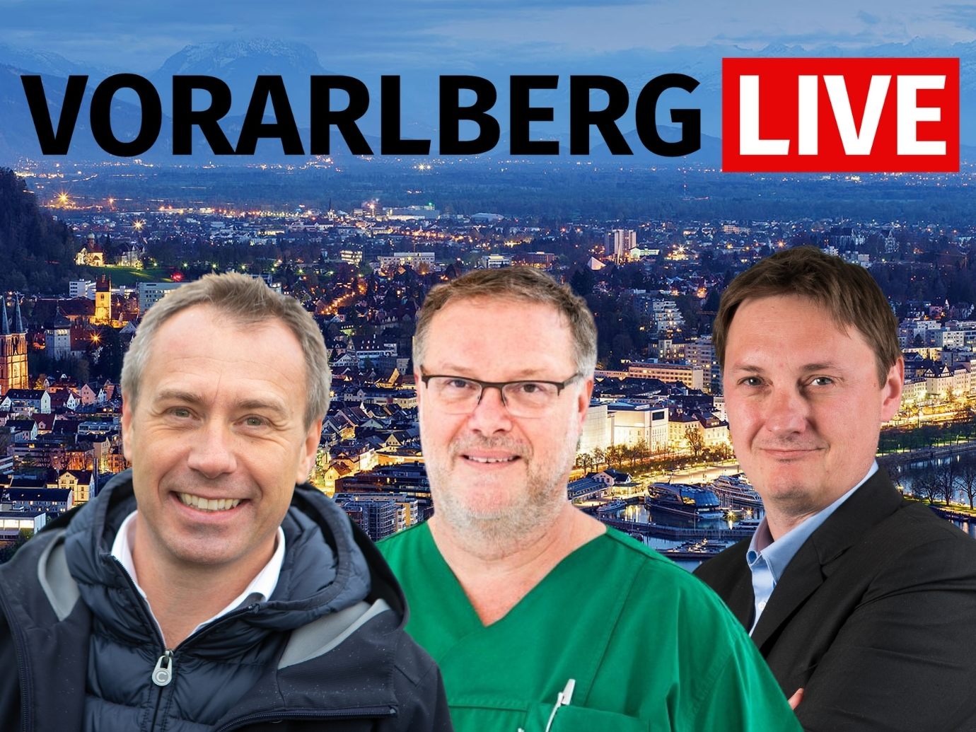 Erfolgscaterer Ernst Seidl und Primar Dr. Peter Cerkl zu Gast in "Vorarlberg LIVE"