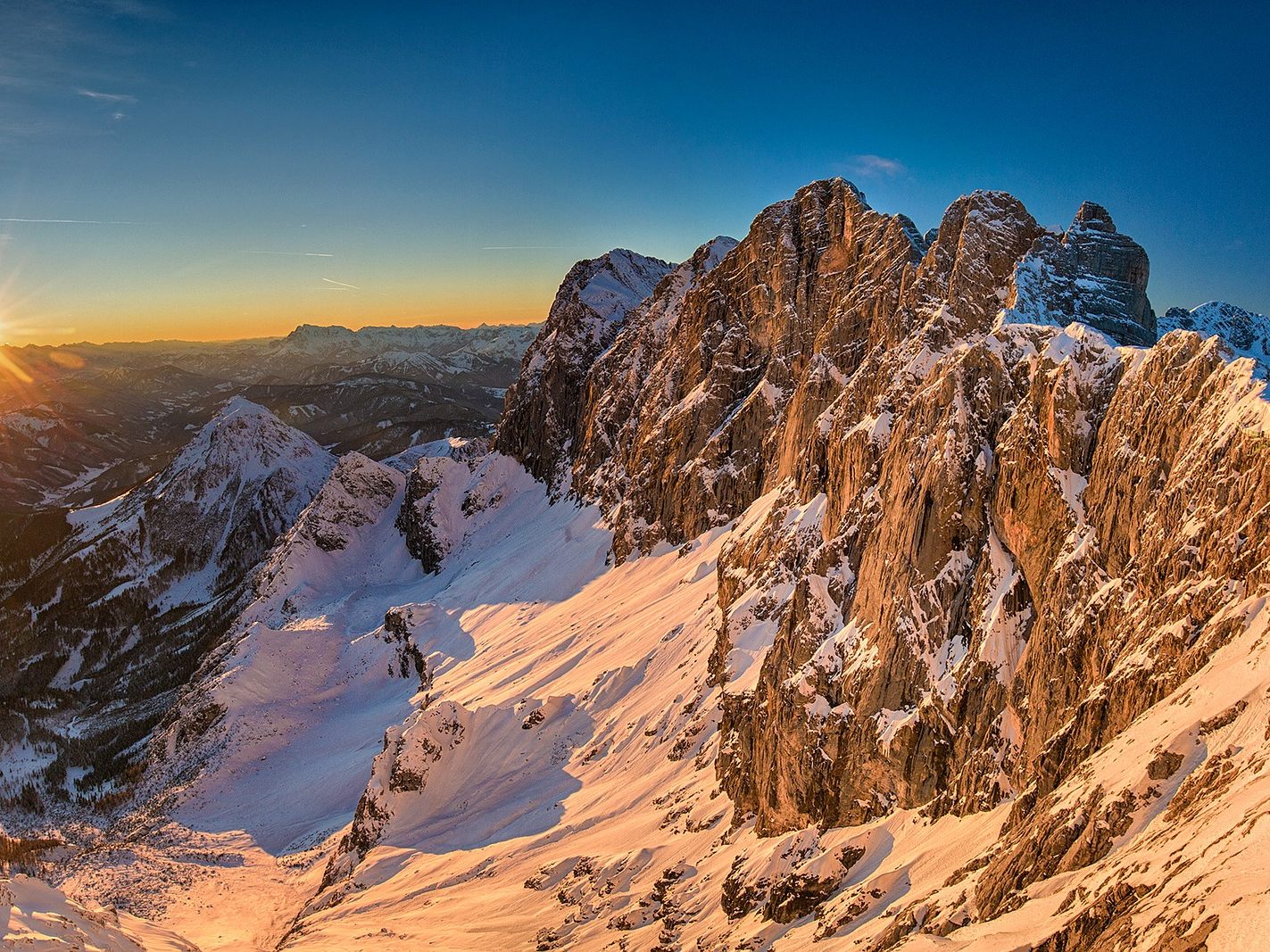 Ruß und Saharastaub können Schneeschmelze in den Alpen vorverlegen