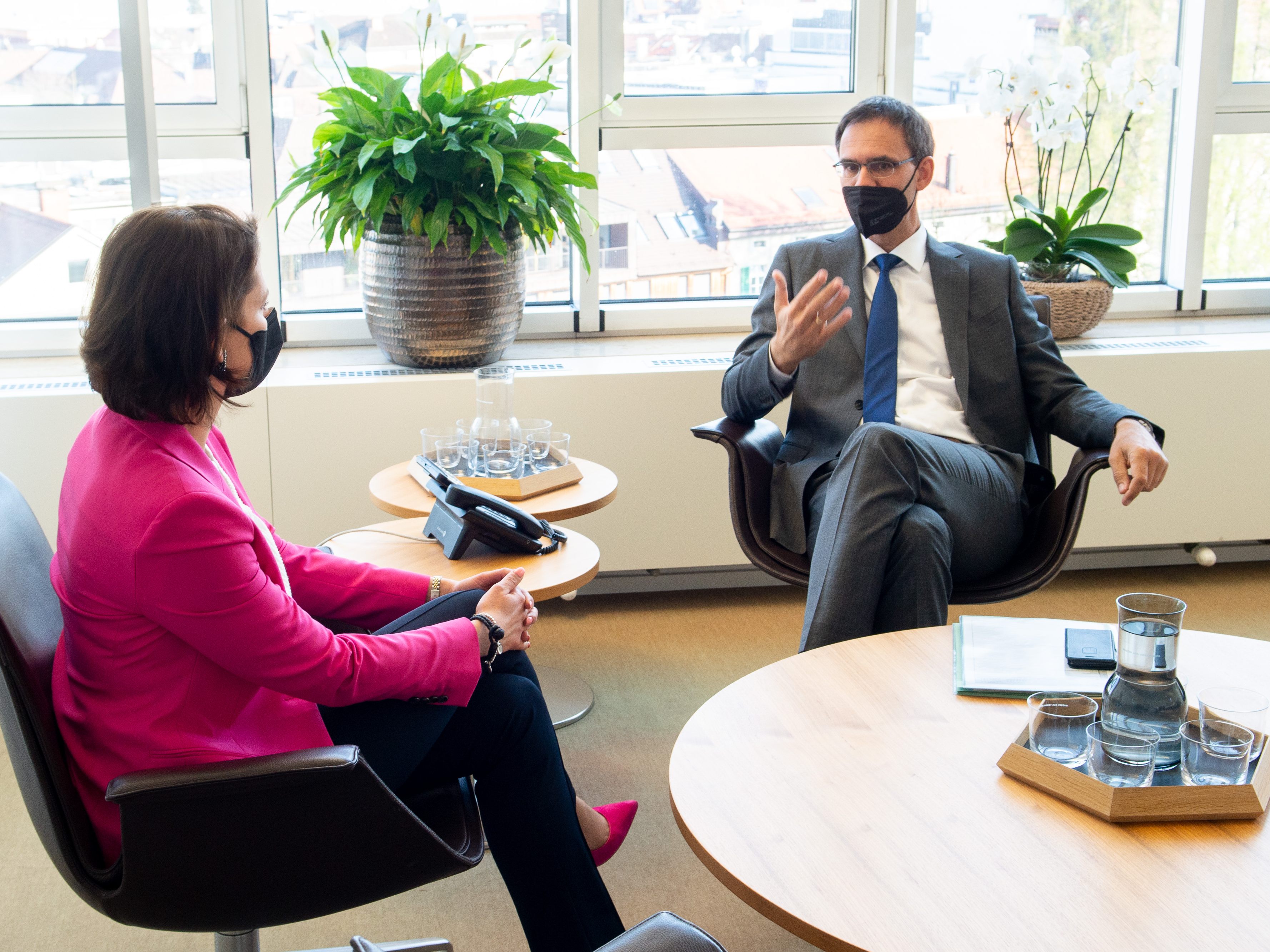 Wallner traf Europaministerin Karoline Edtstadler für Arbeitsgespräch