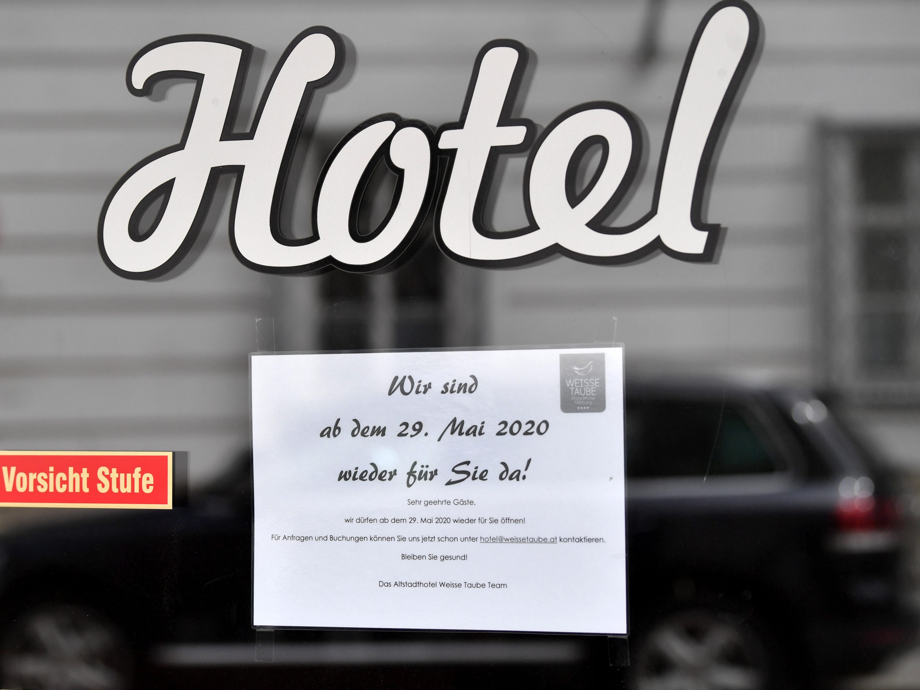 Hotels hatten im letzten Jahr die meiste Zeit geschlossen. Hotels hatten im letzten Jahr die meiste Zeit geschlossen.