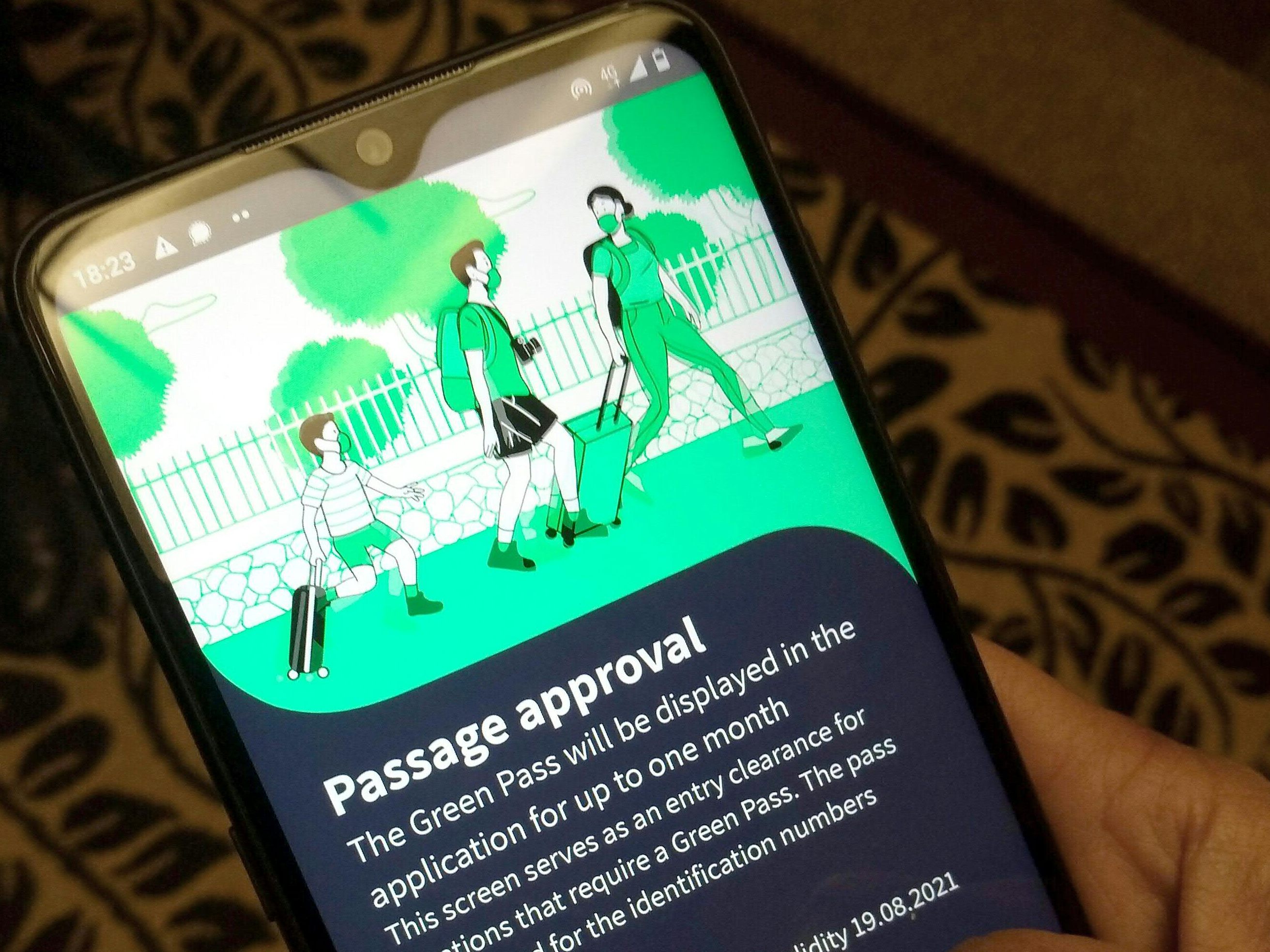 Der "Grüne Pass" in Israel ist Vorbild des grünen Passes in der EU. Der "Grüne Pass" in Israel ist Vorbild des grünen Passes in der EU.