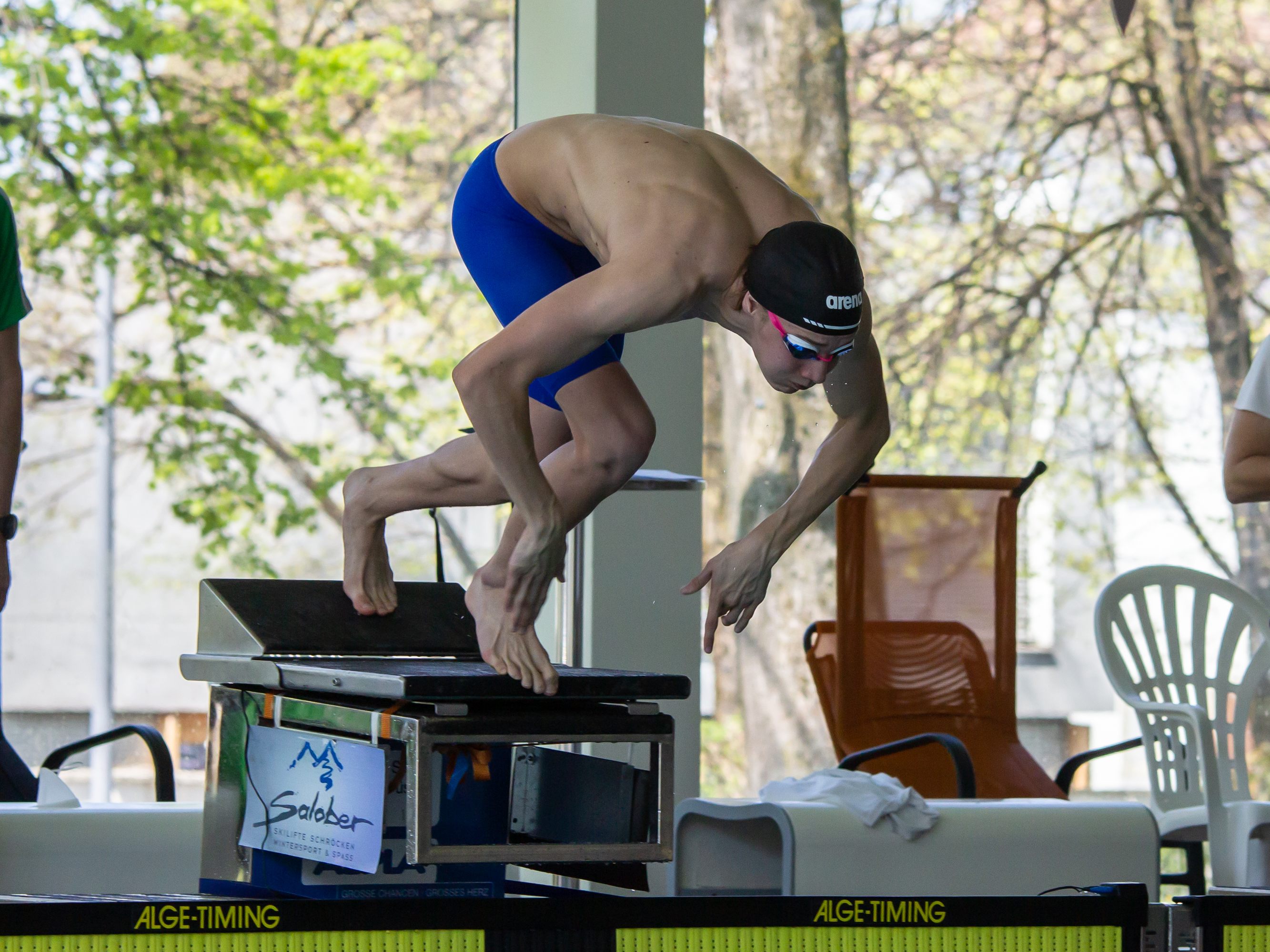 Max Halbeisen von der TS Dornbirn Schwimmen zeigte sich wieder in Topform. Max Halbeisen von der TS Dornbirn Schwimmen zeigte sich wieder in Topform.
