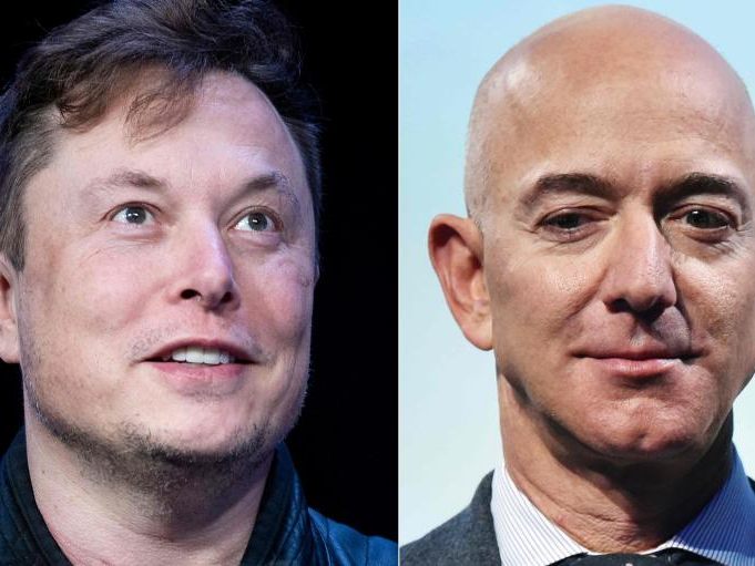Elon Musk versus Jeff Bezos.