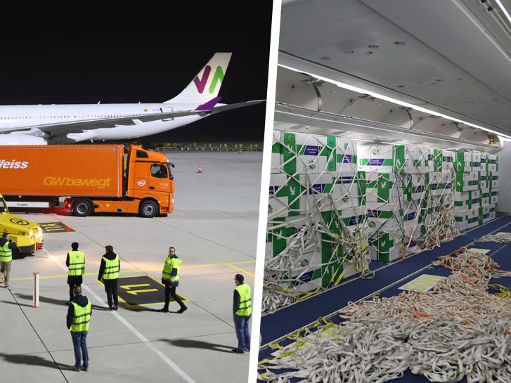 Umgerüsteter Airbus A330 war vier Mal im Einsatz.