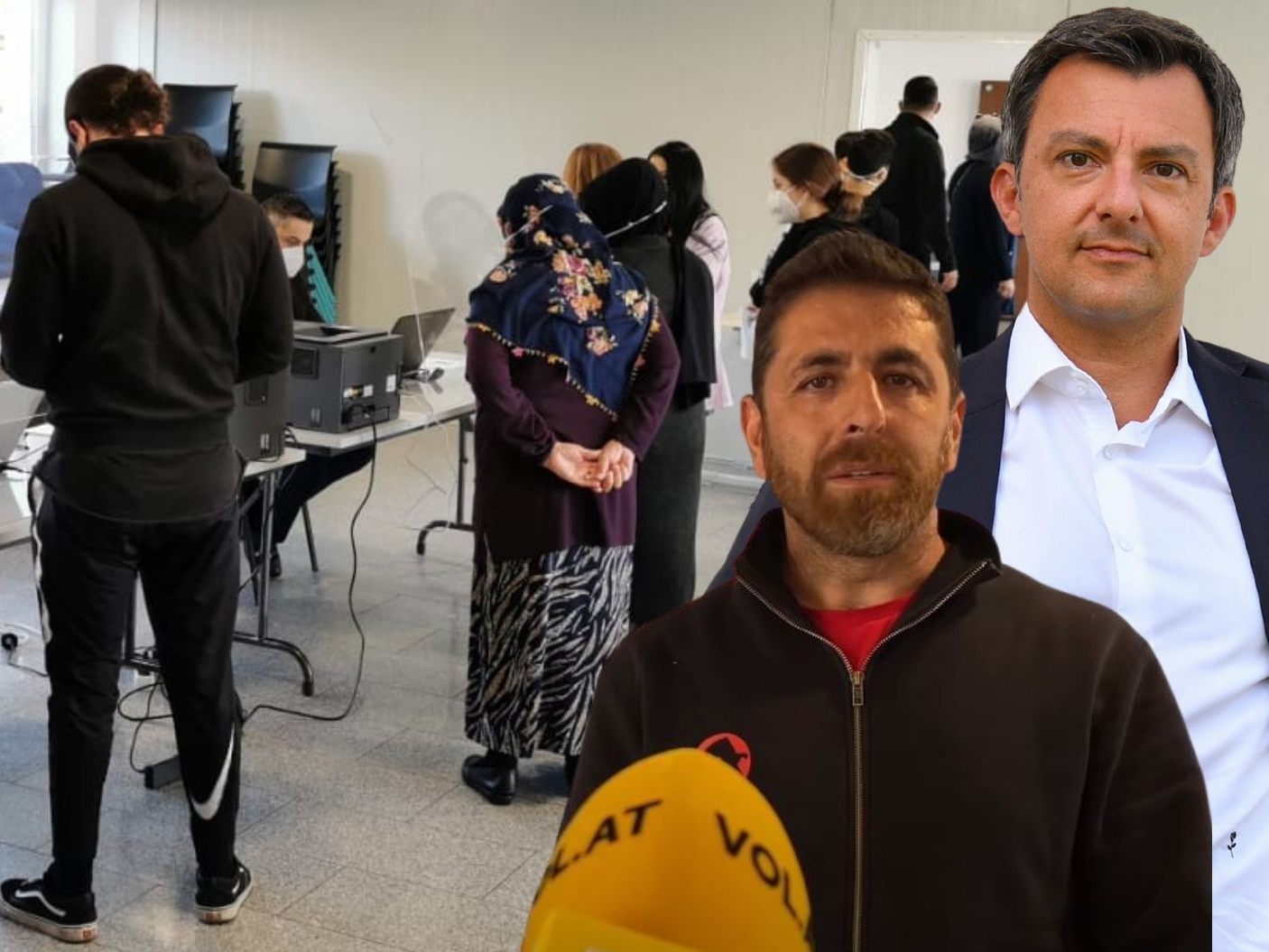 Serdal Altindas, Vereinsobmann ATF Hard, und Bürgermeister Martin Staudinger distanzieren sich in aller Form von den Grauen Wölfen.