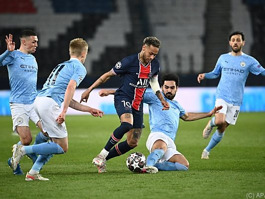 ManCity verteidigt gegen Neymar und Co. ein 2:1 aus dem Hinspiel ManCity verteidigt gegen Neymar und Co. ein 2:1 aus dem Hinspiel
