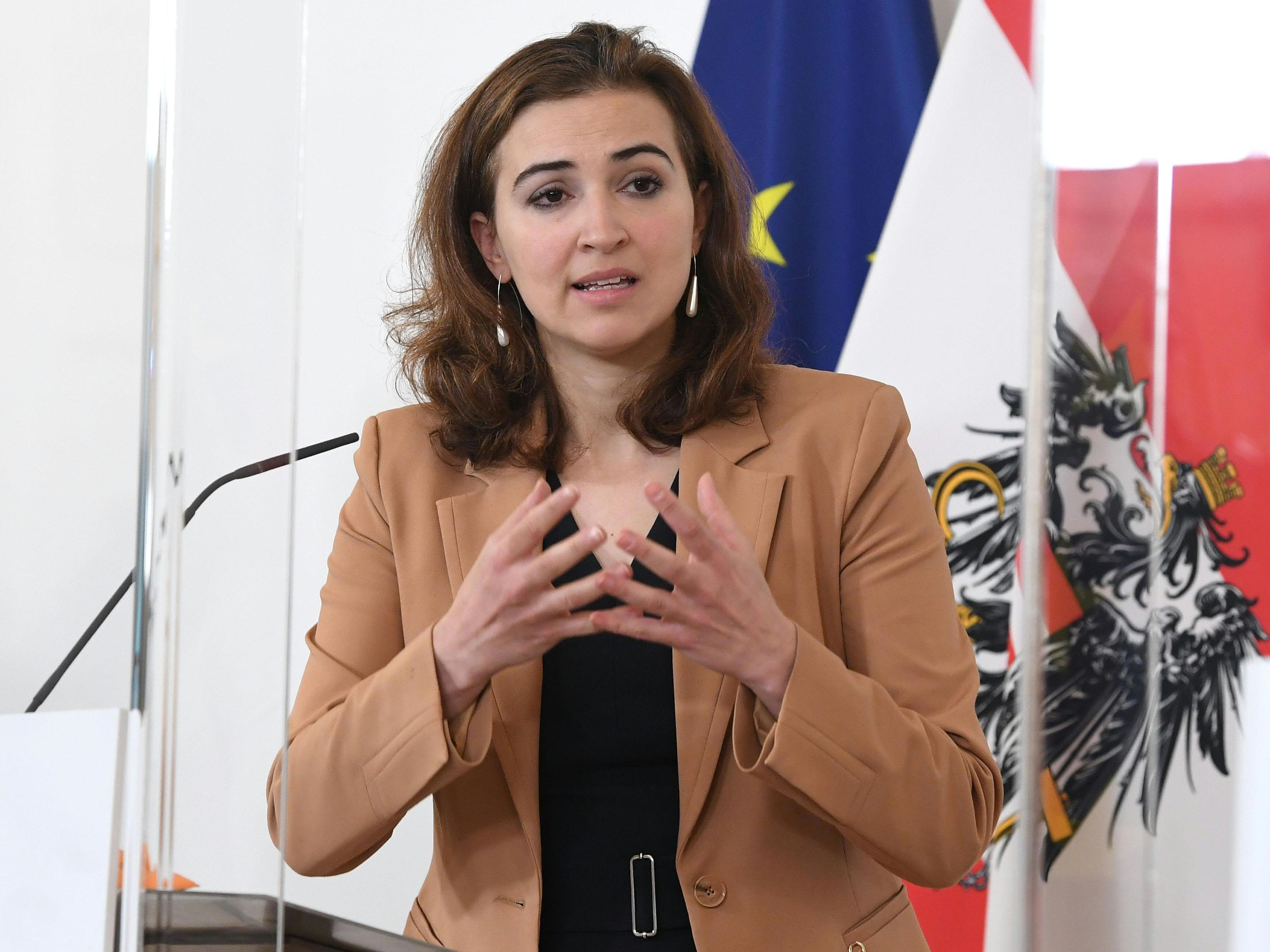 Zadic traf ihre italienische Amtskollegin. Zadic traf ihre italienische Amtskollegin.