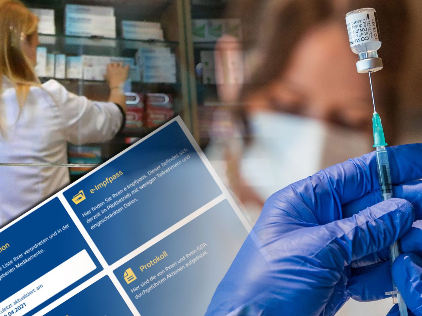 67 Prozent der Apothekerinnen und Apotheker möchten auch Impfungen durchführen - beim Ausdrucken des digitalen Impfpasses können sie jetzt schon helfen.