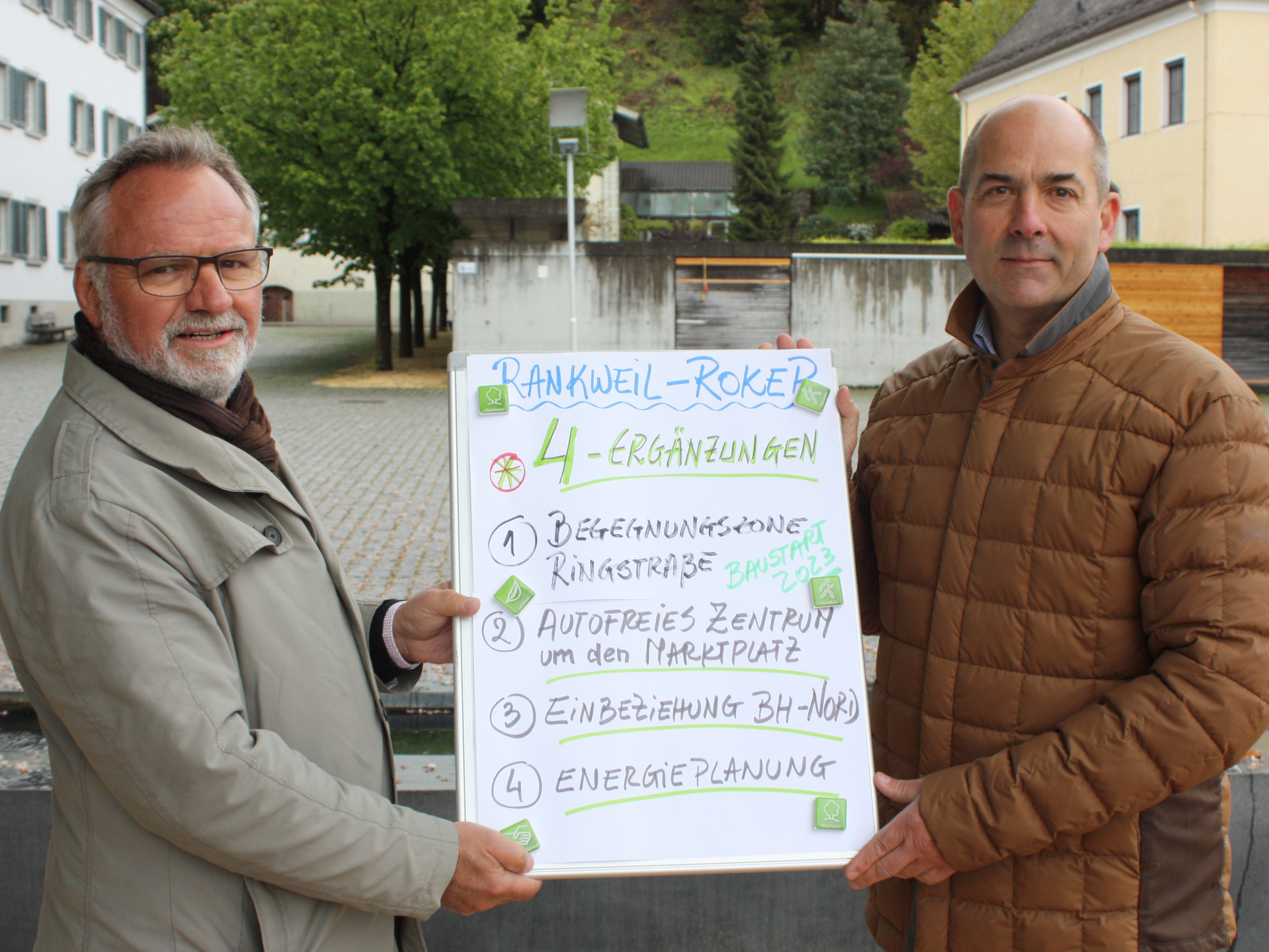 Schwaszta und Metzler üben Kritik vom Rankweiler Projekt für die Ortskernentwicklung Schwaszta und Metzler üben Kritik vom Rankweiler Projekt für die Ortskernentwicklung