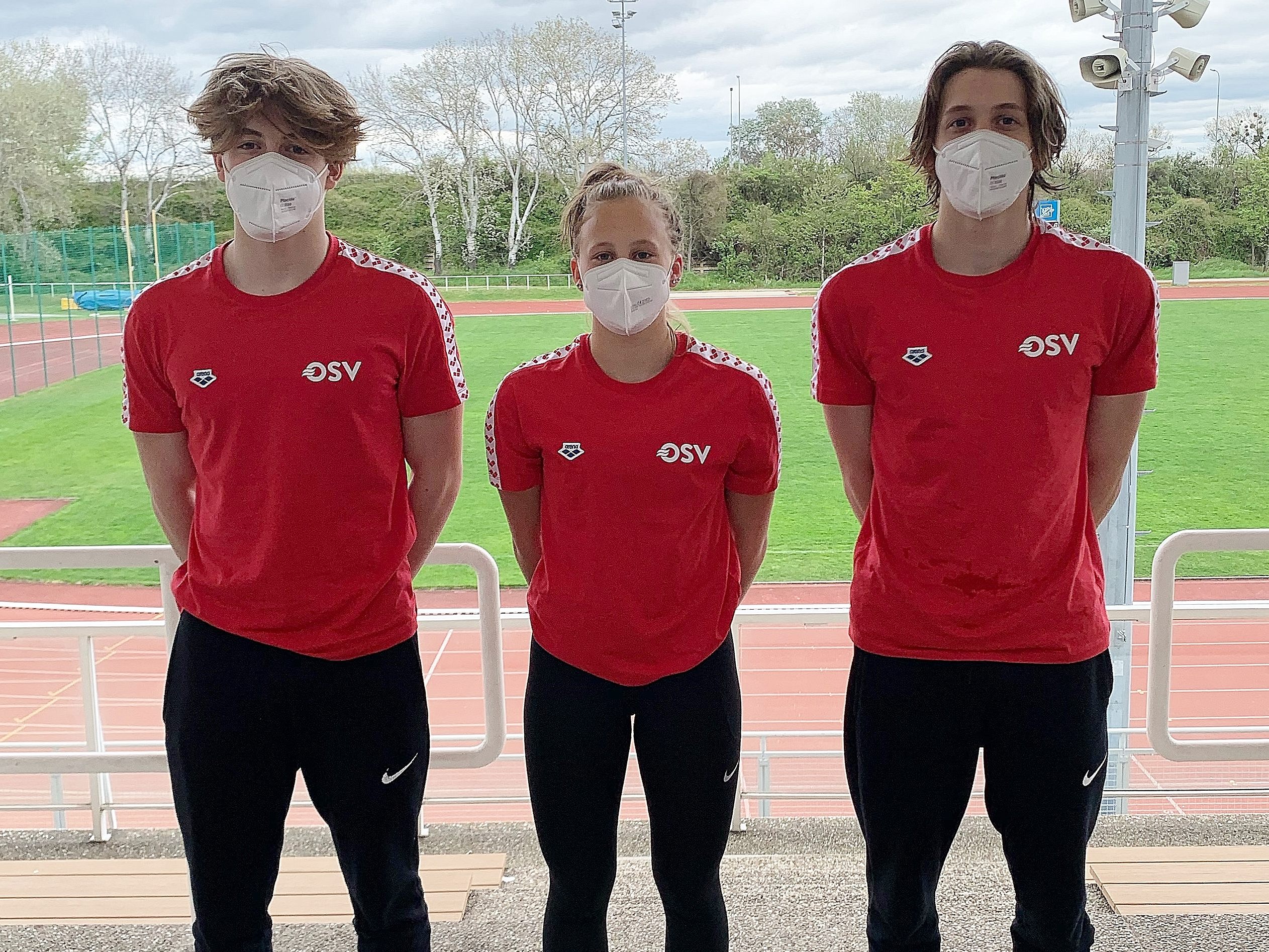 Luis Halbeisen, Hanna Röser und Max Halbeisen zeigten sich beim Dual Meeting in super Form. Luis Halbeisen, Hanna Röser und Max Halbeisen zeigten sich beim Dual Meeting in super Form.
