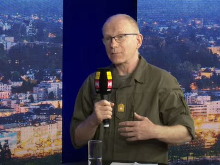 Brigadier Gunther Hessel, Militärkommandant Vorarlberg, bei "Vorarlberg LIVE".
