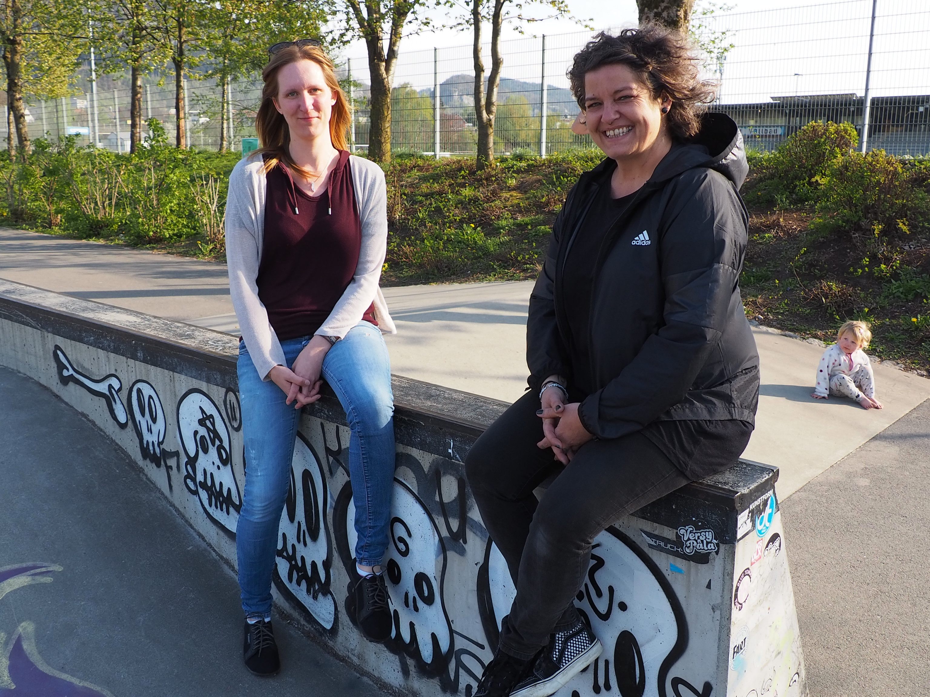 Karin Außerer und Nicole Beck