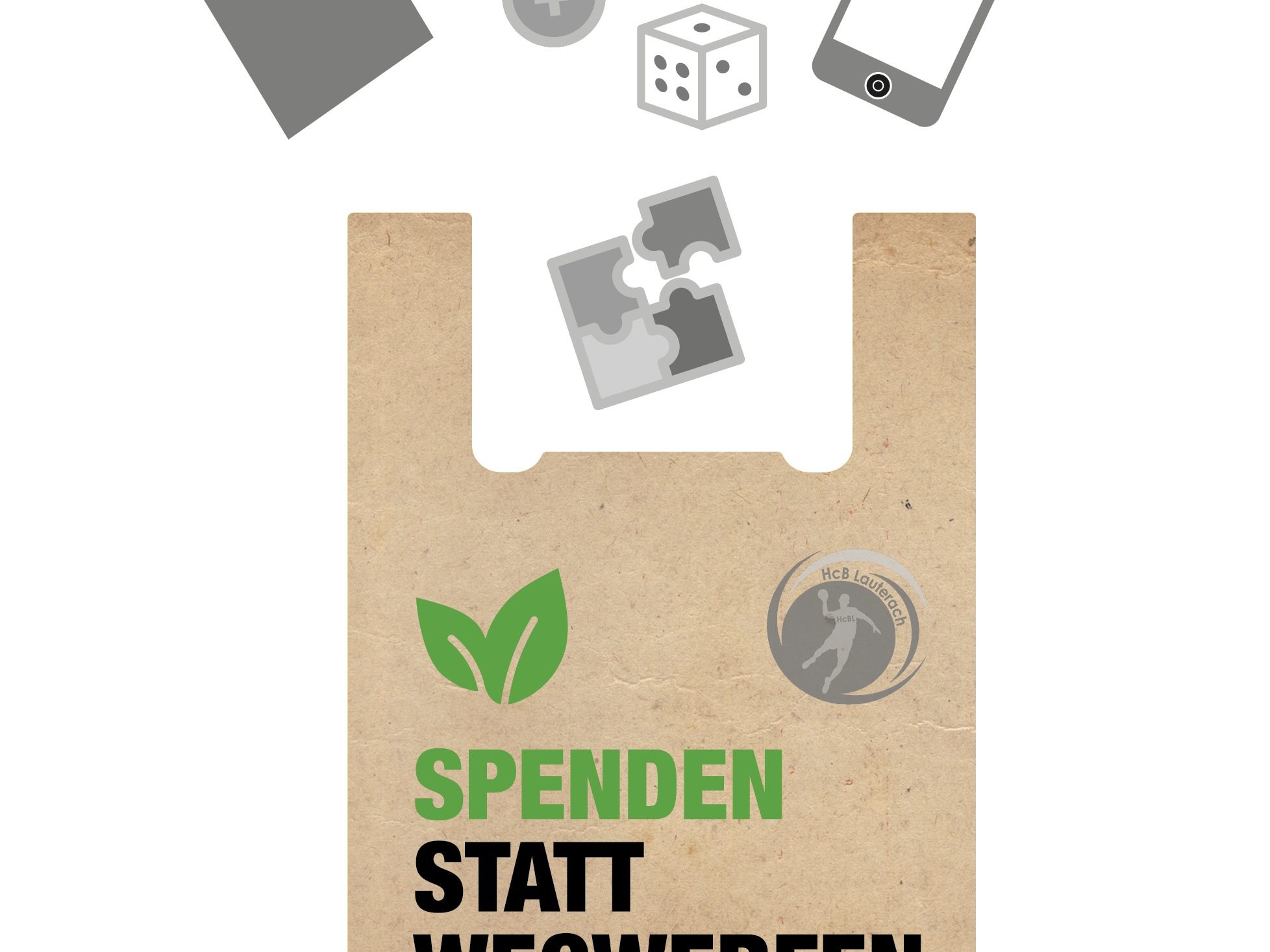 Spenden statt Wegwerfern