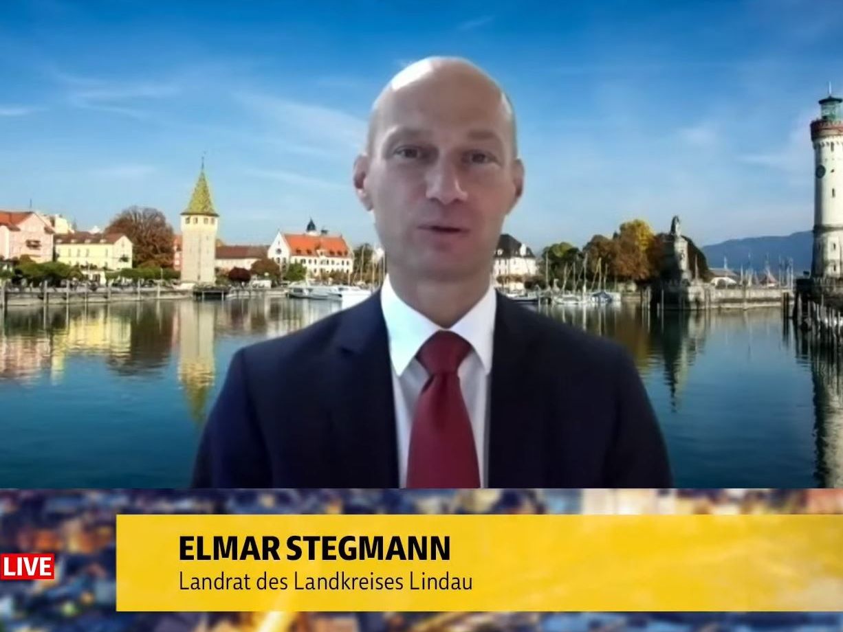 Der Lindauer Landrat Elmar Stegmann zu Gast bei "Vorarlberg LIVE". Der Lindauer Landrat Elmar Stegmann zu Gast bei "Vorarlberg LIVE".