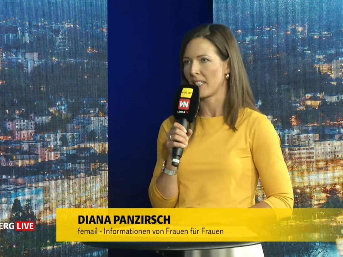 Diana Panzirsch war am Dienstag zu Gast in "Vorarlberg LIVE". Diana Panzirsch war am Dienstag zu Gast in "Vorarlberg LIVE".