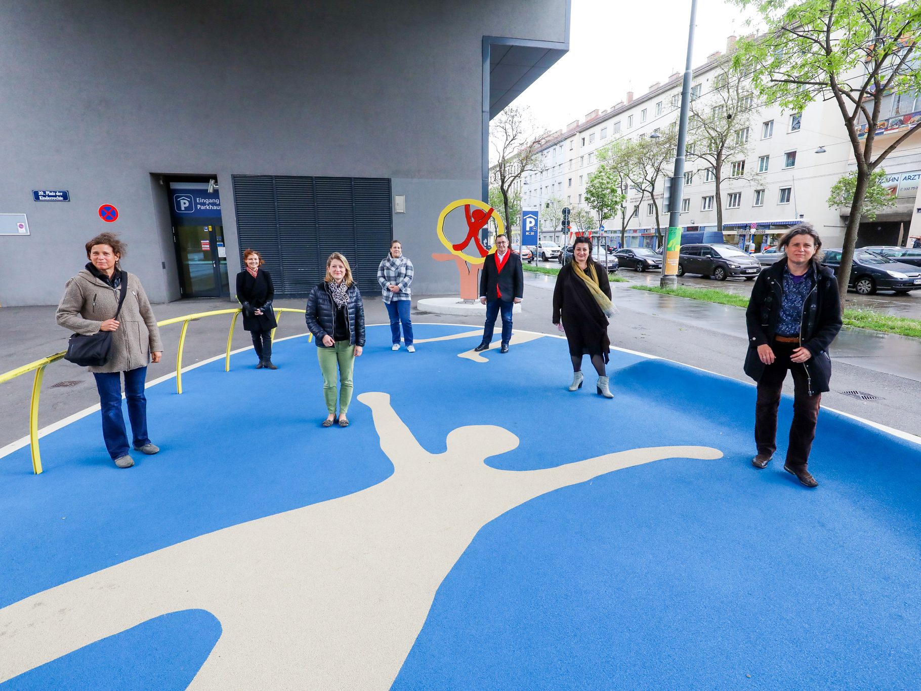 Der Platz der Kinderrechte wurde neu gestaltet.