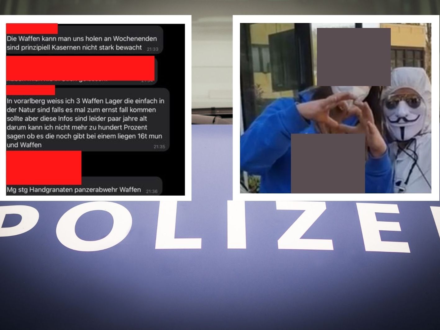 Bewaffneter Corona-Widerstand in Vorarlberg? Nach schockierenden Telegram-Chats gerät eine Frau ins Visier des Innenministeriums.