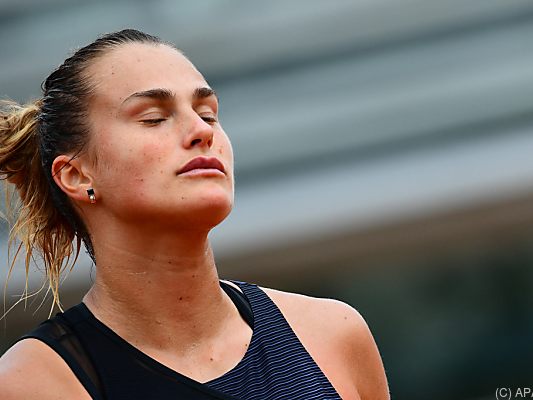 Aryna Sabalenka nach ihrem Out bei den French Open enttäuscht.