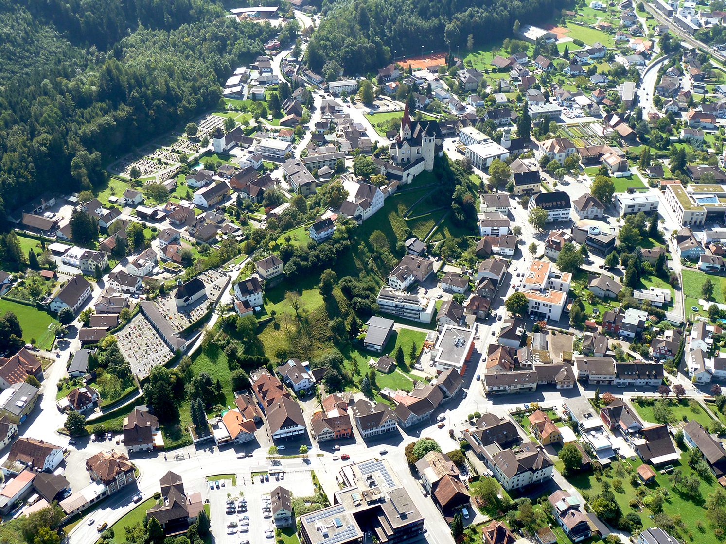 Luftbild von Rankweil