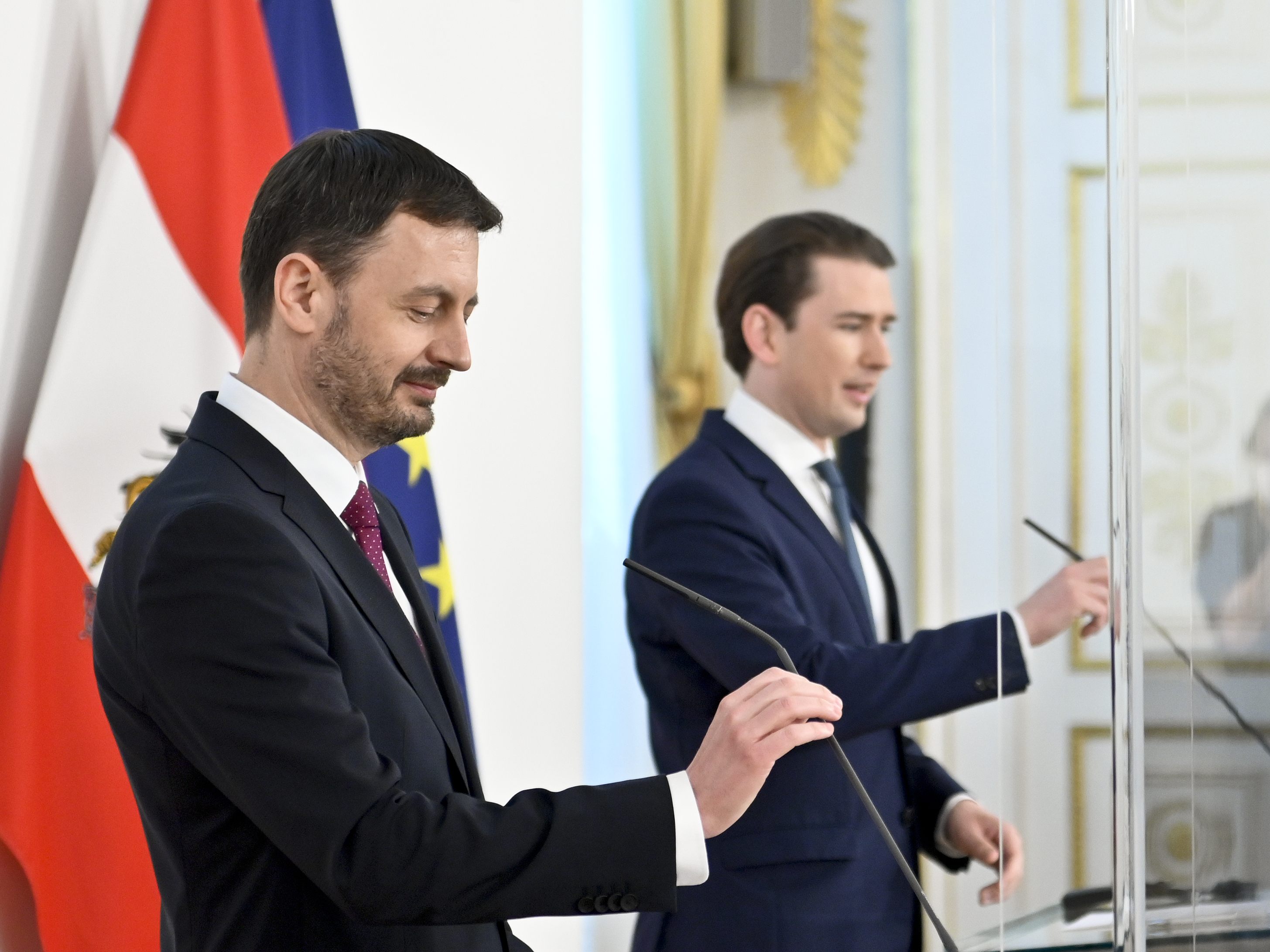 Kurz und Heger nehmen in Bratislava am GLOBSEC-Sicherheitsforum teil.