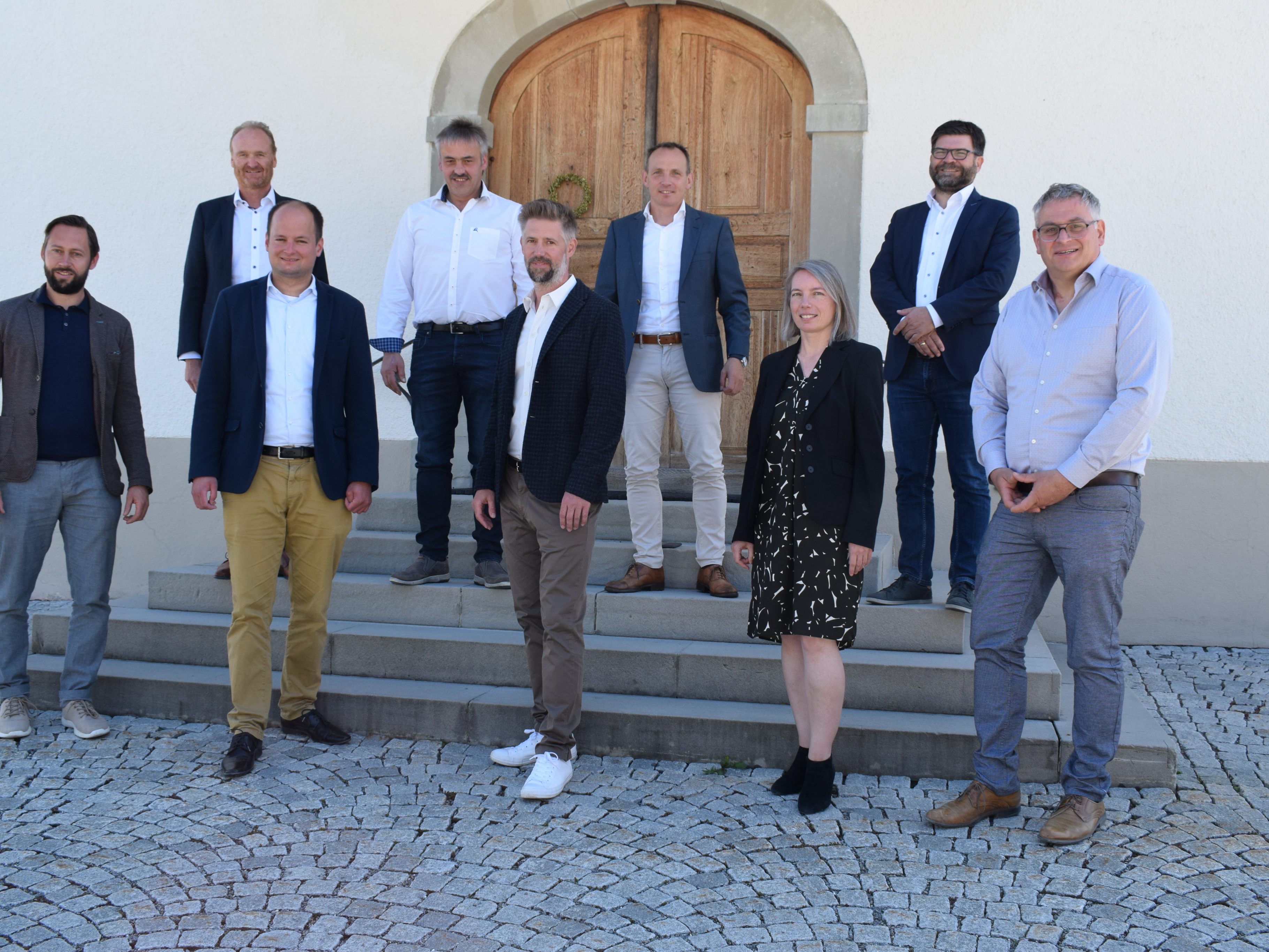 Vorderwälder Bürgermeister trafen sich zur Gründung der Finanzverwaltung Vorderwald. Vorderwälder Bürgermeister trafen sich zur Gründung der Finanzverwaltung Vorderwald.