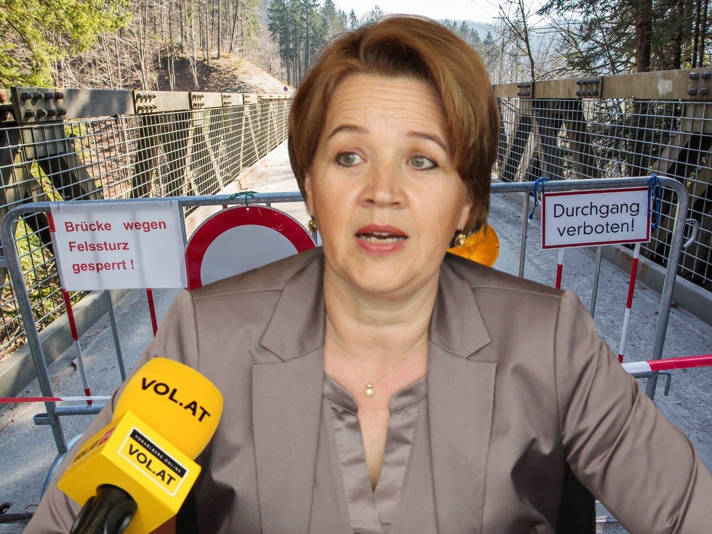 Bürgermeisterin Andrea Kaufmann zum Neubau der Rappenlochbrücke. Bürgermeisterin Andrea Kaufmann zum Neubau der Rappenlochbrücke.