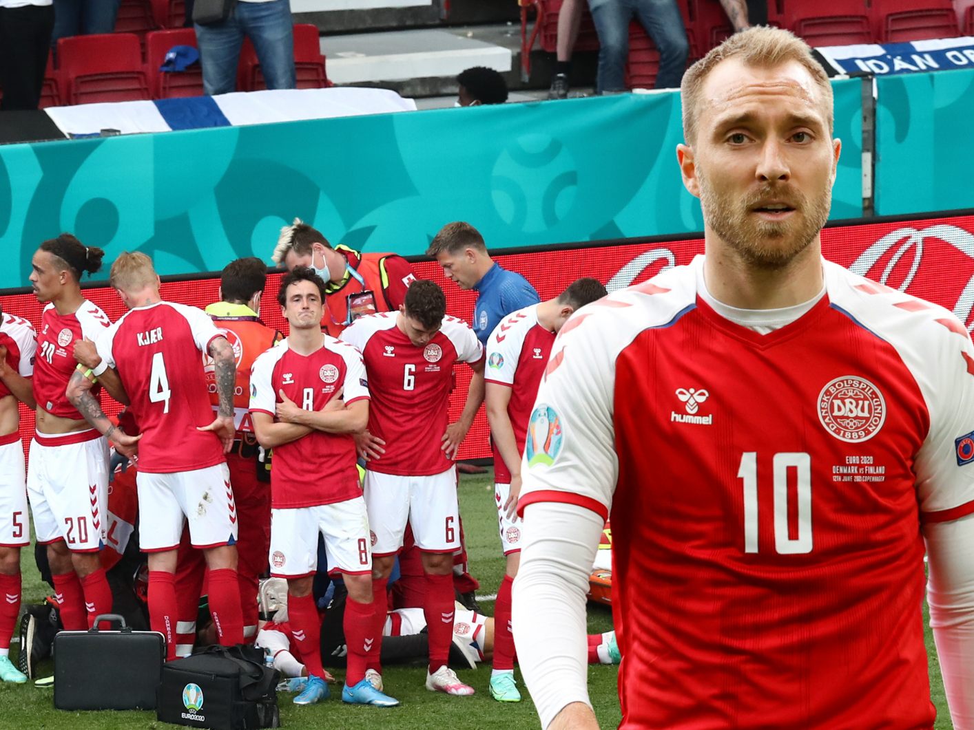 Eriksen geht es laut Teamarzt Boesen den Umständen entsprechend okay.