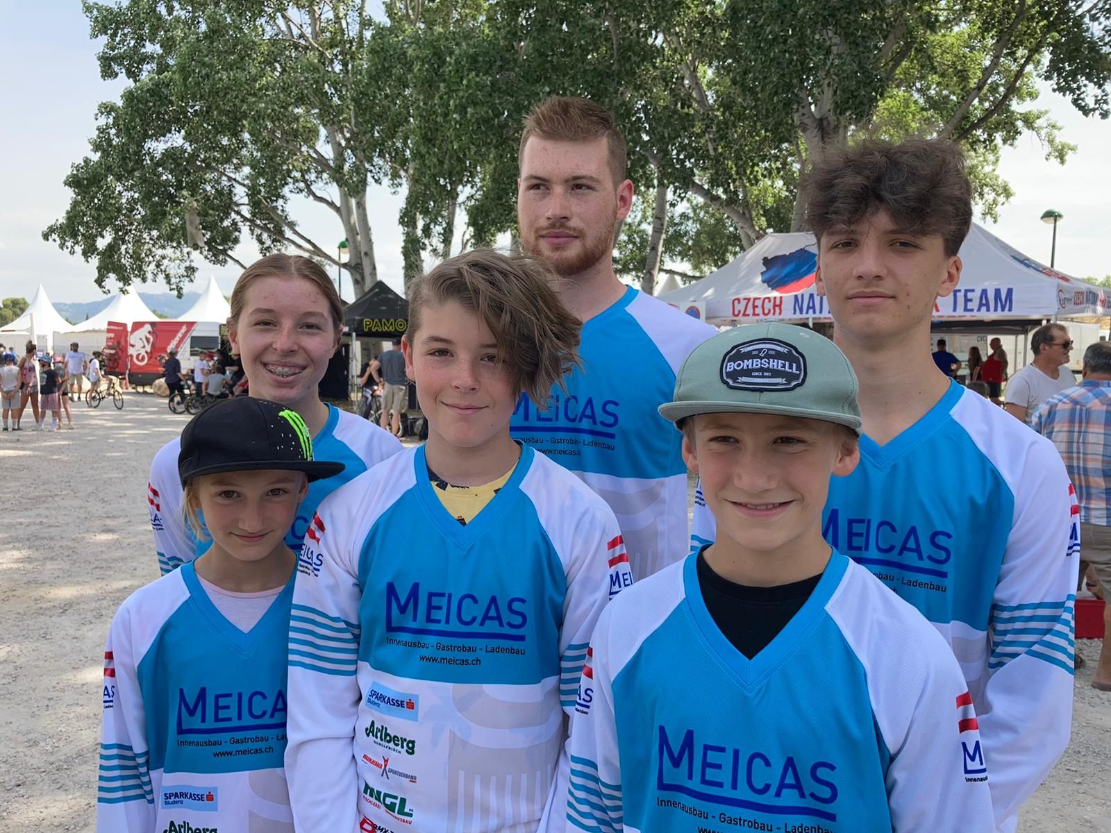 v.l.: Laura Fercher, Hannah Muther, Valentin Muther, Noah Muther, Luca Fercher u. Adrian Dovjak; v.l.: Laura Fercher, Hannah Muther, Valentin Muther, Noah Muther, Luca Fercher u. Adrian Dovjak;