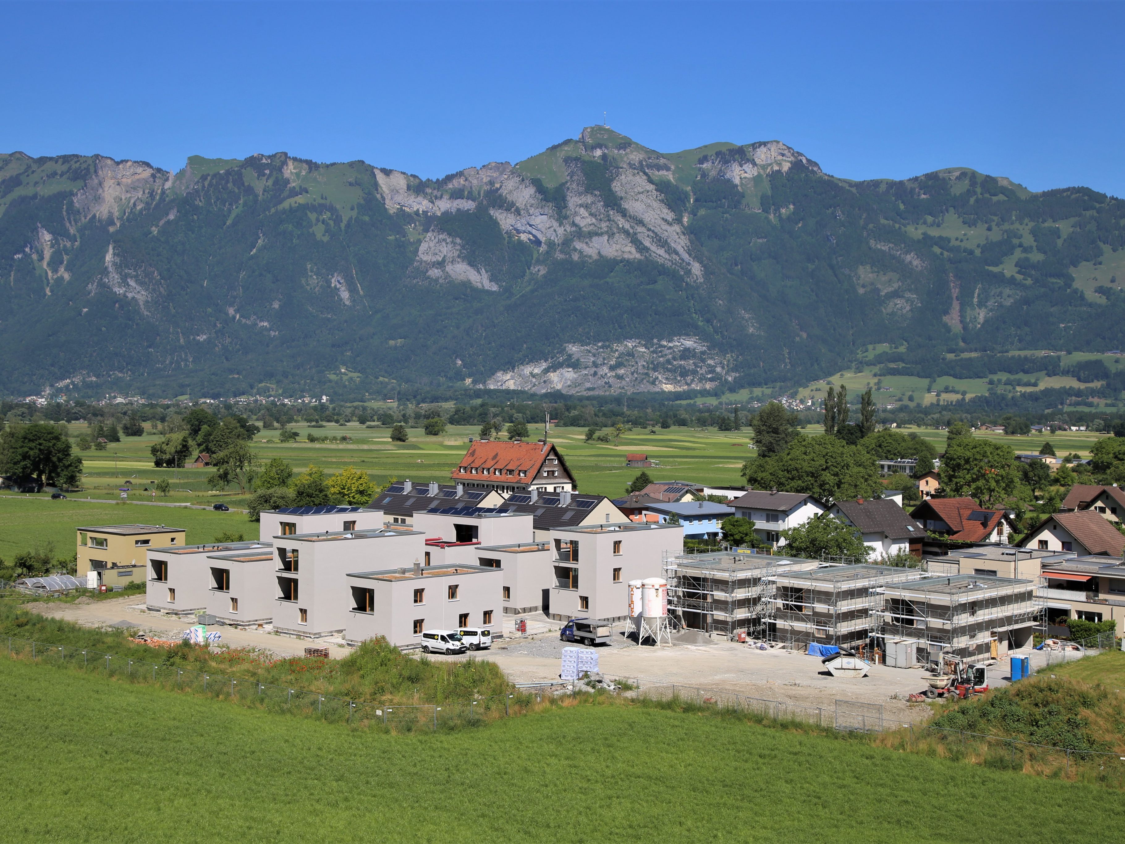 In Nofels wird ordentlich gebaut.