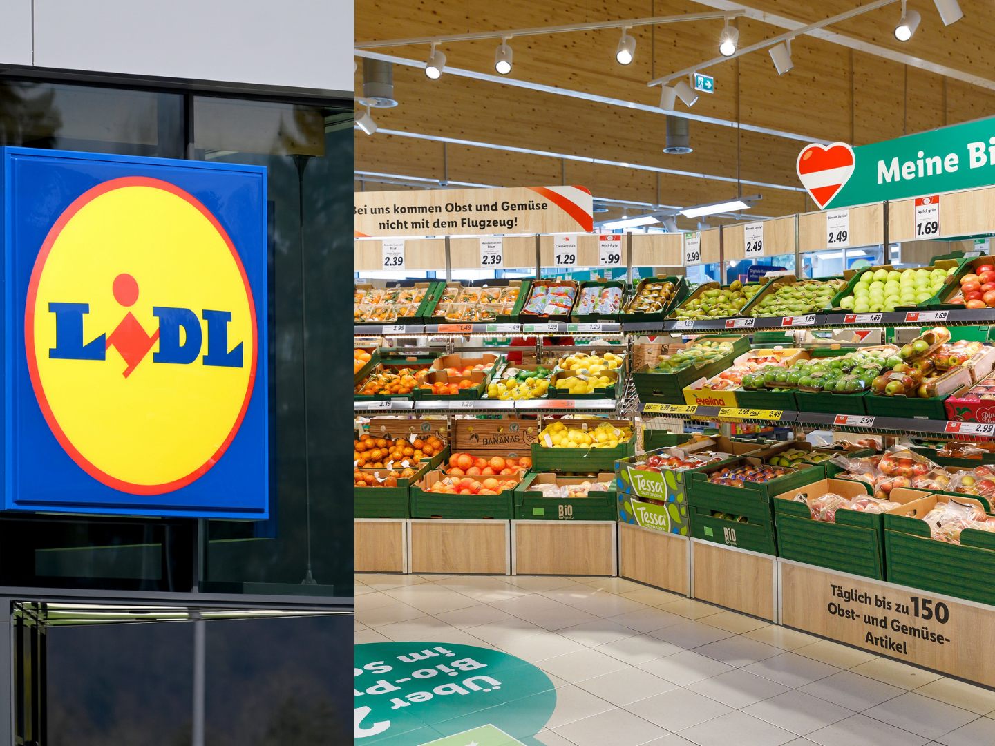 Die Lidl Filiale Schruns wurde neu gestaltet. Die Lidl Filiale Schruns wurde neu gestaltet.