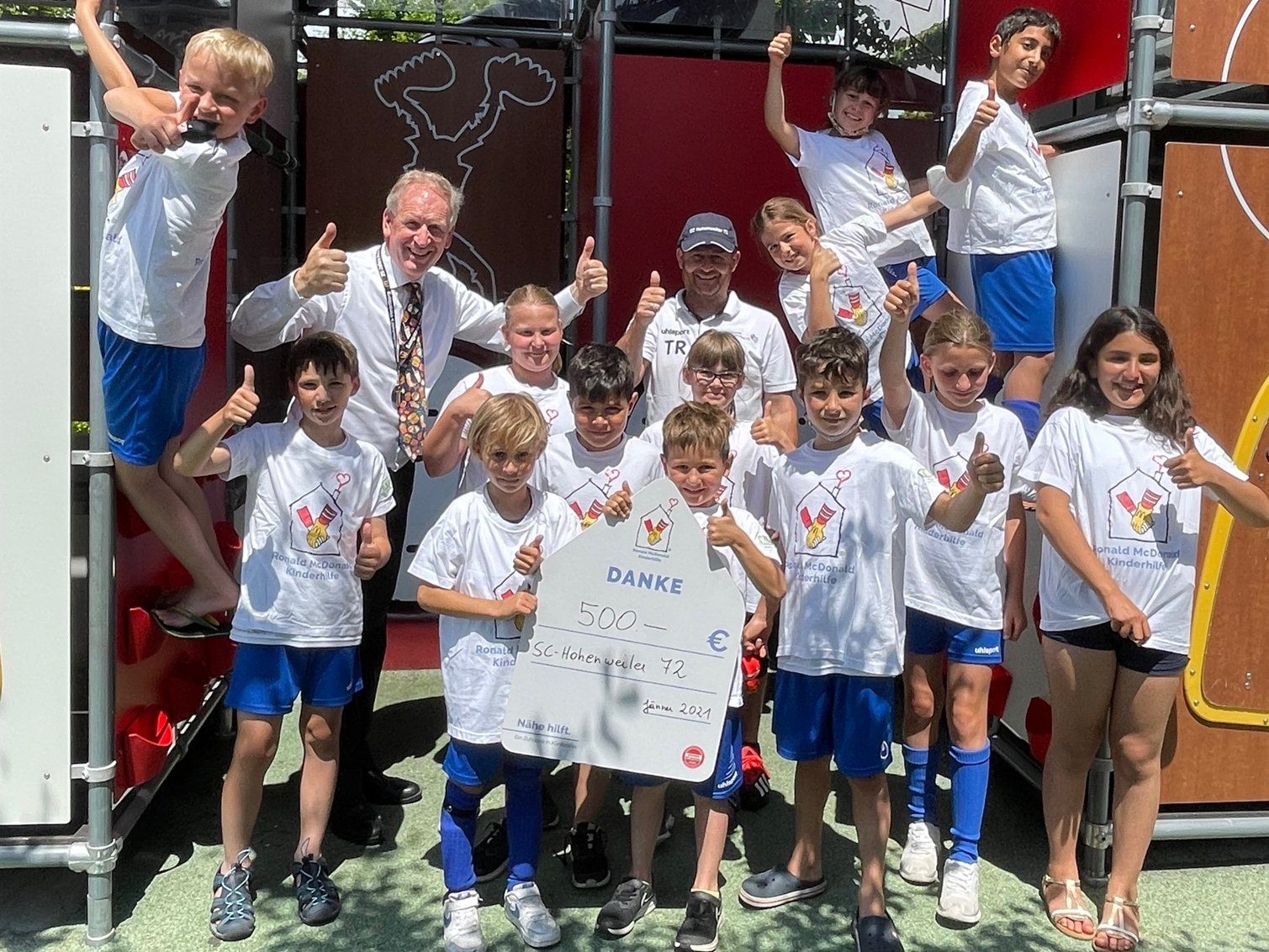 SC Hohenweiler spendet für Kinderhilfe SC Hohenweiler spendet für Kinderhilfe
