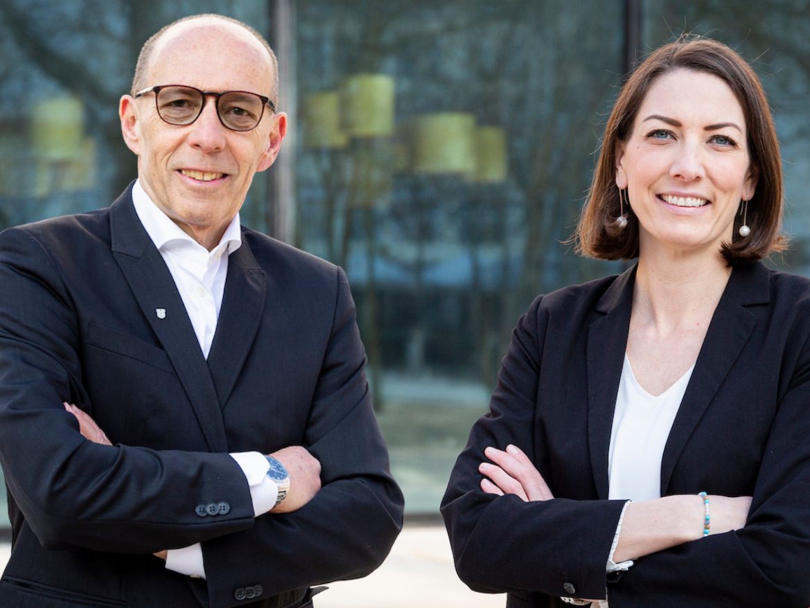 Michael Rauth und Veronika Marte der Bregenzer Volkspartei. Michael Rauth und Veronika Marte der Bregenzer Volkspartei.