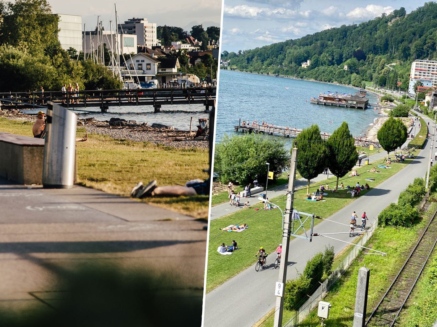 Der Samstag an der Pipeline war ruhig - Am Freitagabend soll es laut Anrainern aber ganz anders ausgesehen haben.