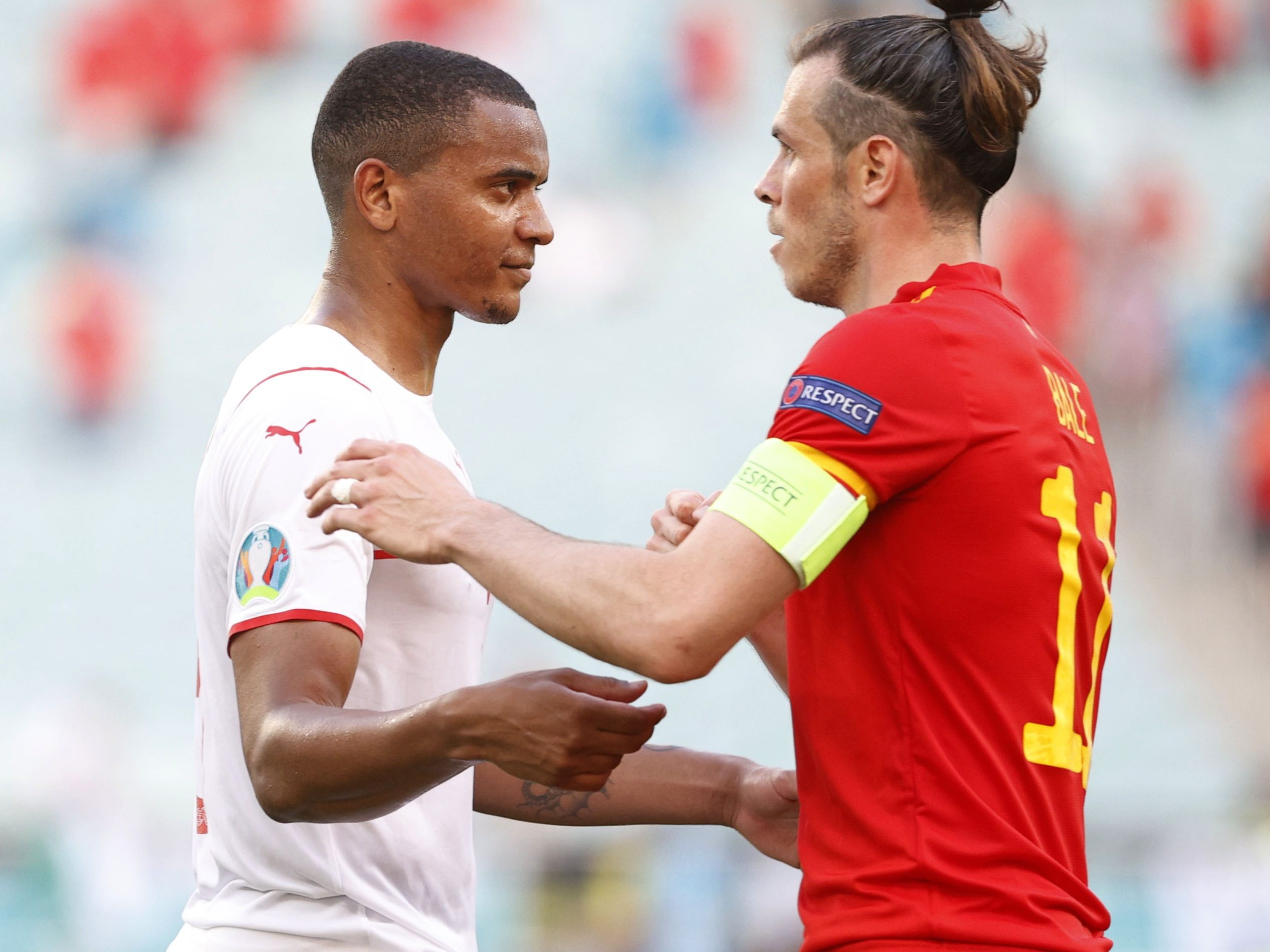 Die Schweiz und Wales trennen sich mit einem für die Waliser schmeichelhaften 1:1. Die Schweiz und Wales trennen sich mit einem für die Waliser schmeichelhaften 1:1.