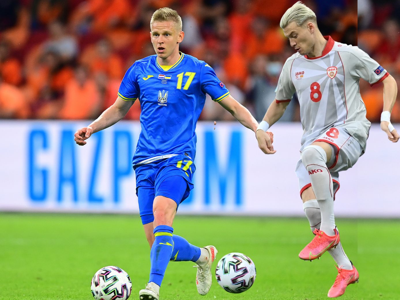 Um 15 Uhr spielt Ukraine gegen Nordmazedonien.