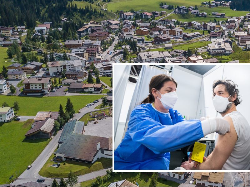 Impf-Meister im Ländle ist derzeit die Gemeinde Lech