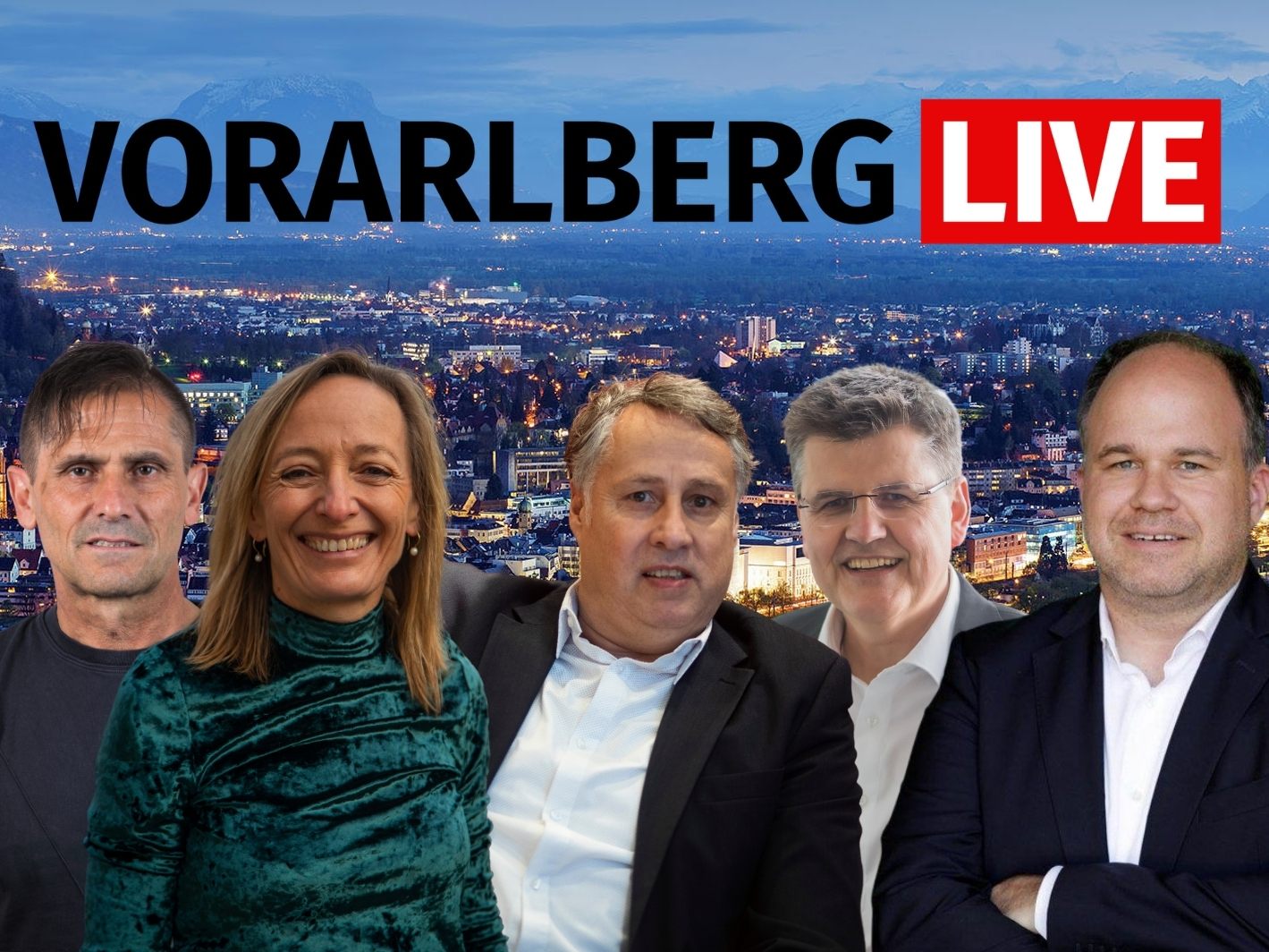 Christian Adam, Andrea Kramer, Thomas Hopfner und Bernhard Feigl bei Gerold Riedmann in "Vorarlberg LIVE". Christian Adam, Andrea Kramer, Thomas Hopfner und Bernhard Feigl bei Gerold Riedmann in "Vorarlberg LIVE".
